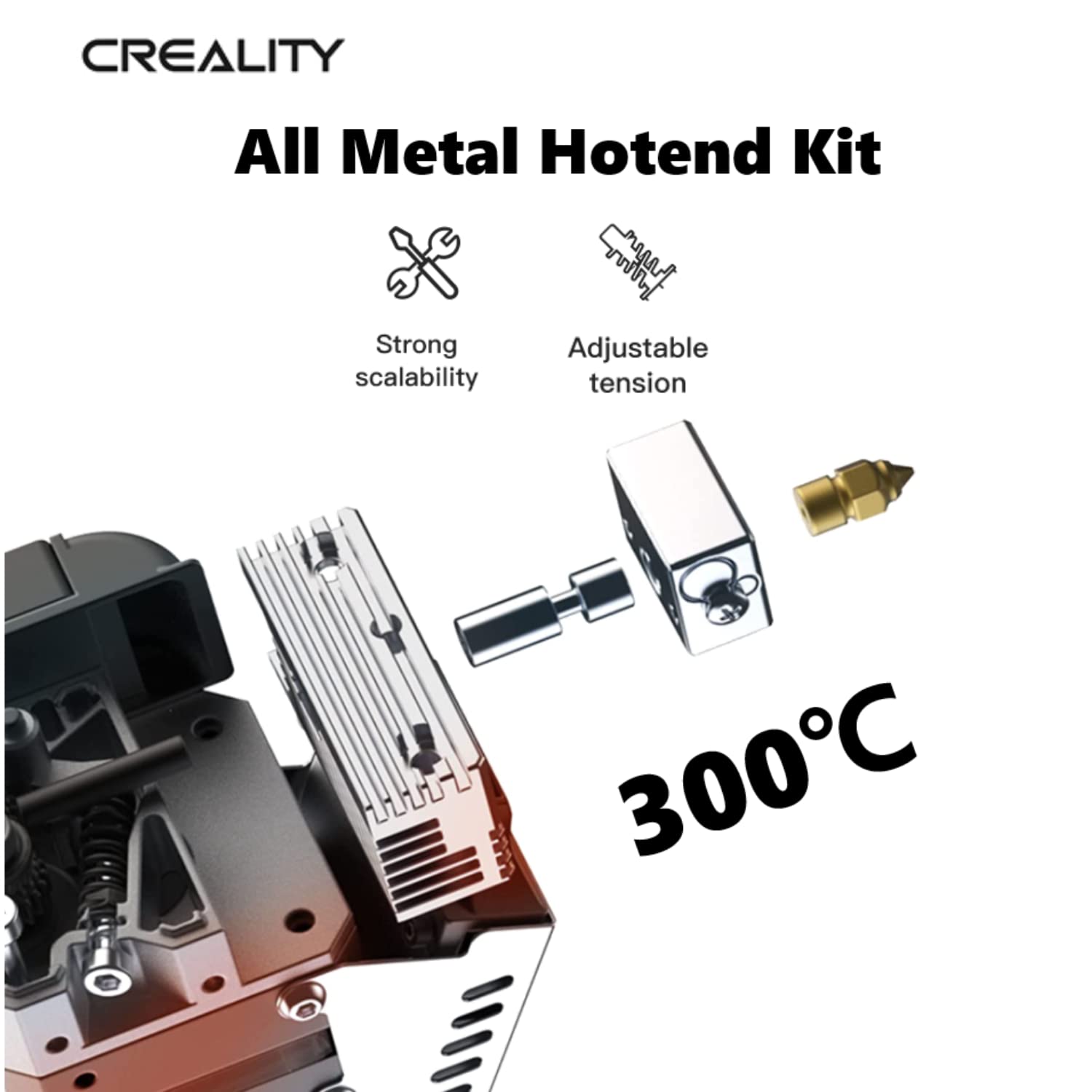 Creality Direct Drive Extruder Kit,New Sprite Extruder Pro Upgrade Kit for Creality Ender 3/Ender 3 V2/Ender 3 Pro/Ender 3 Max 3D Printers