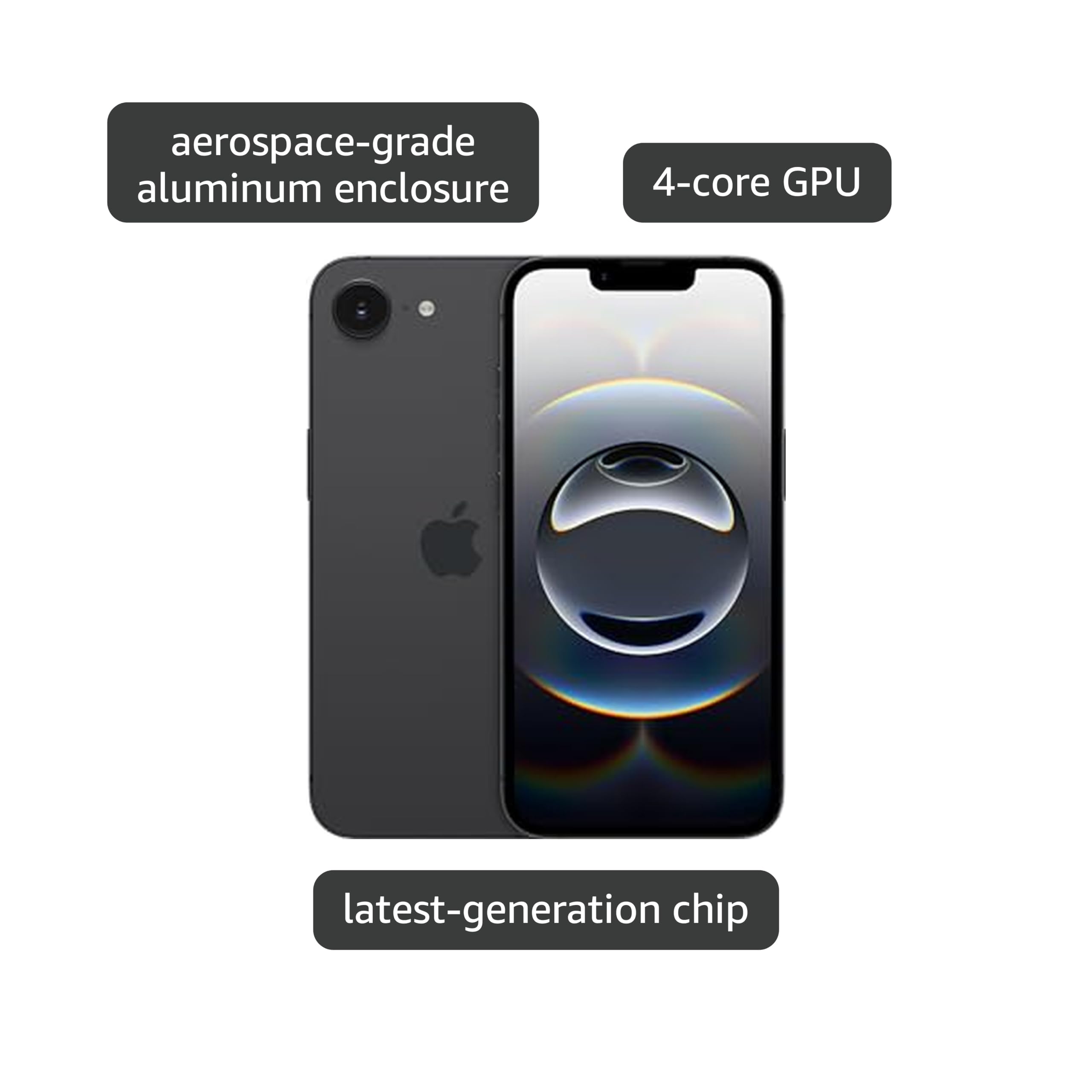 iPhone 16e / 128GB / Black (SIM Free)