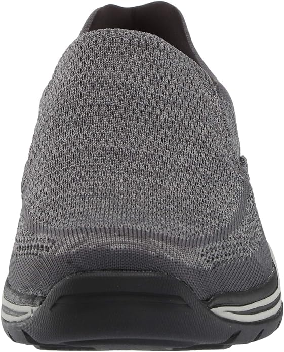 Skechers Men's Expected Gomel Slip-On Loafer, Charcoal, 11.5 XW US