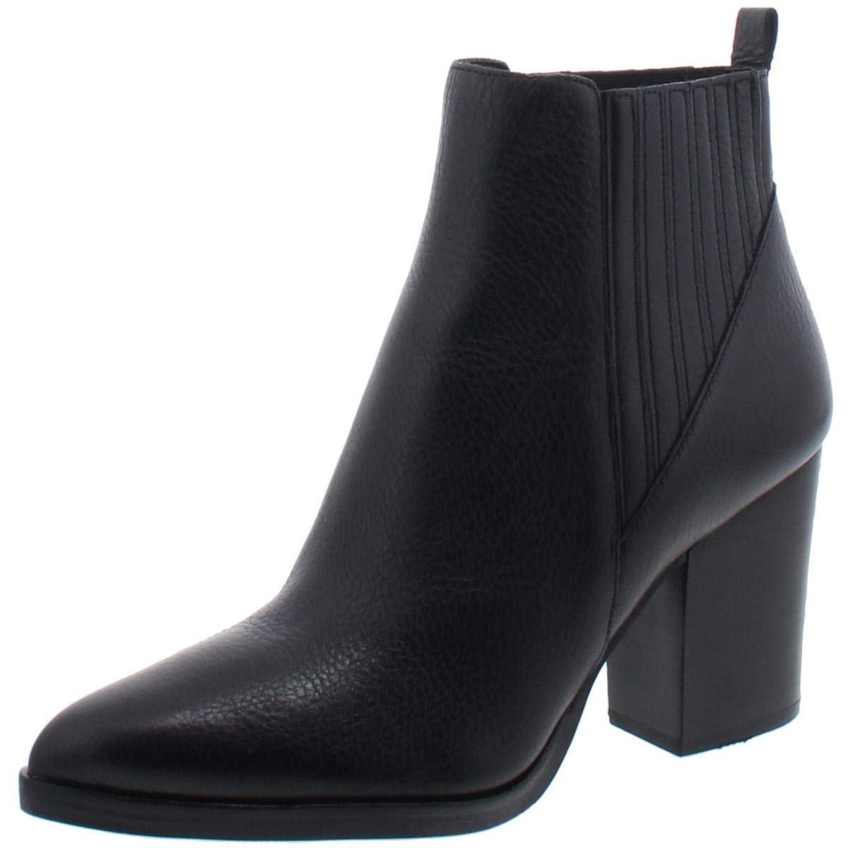 Marc Fisher LTD Women's Alva Boot, Black Leather, 10