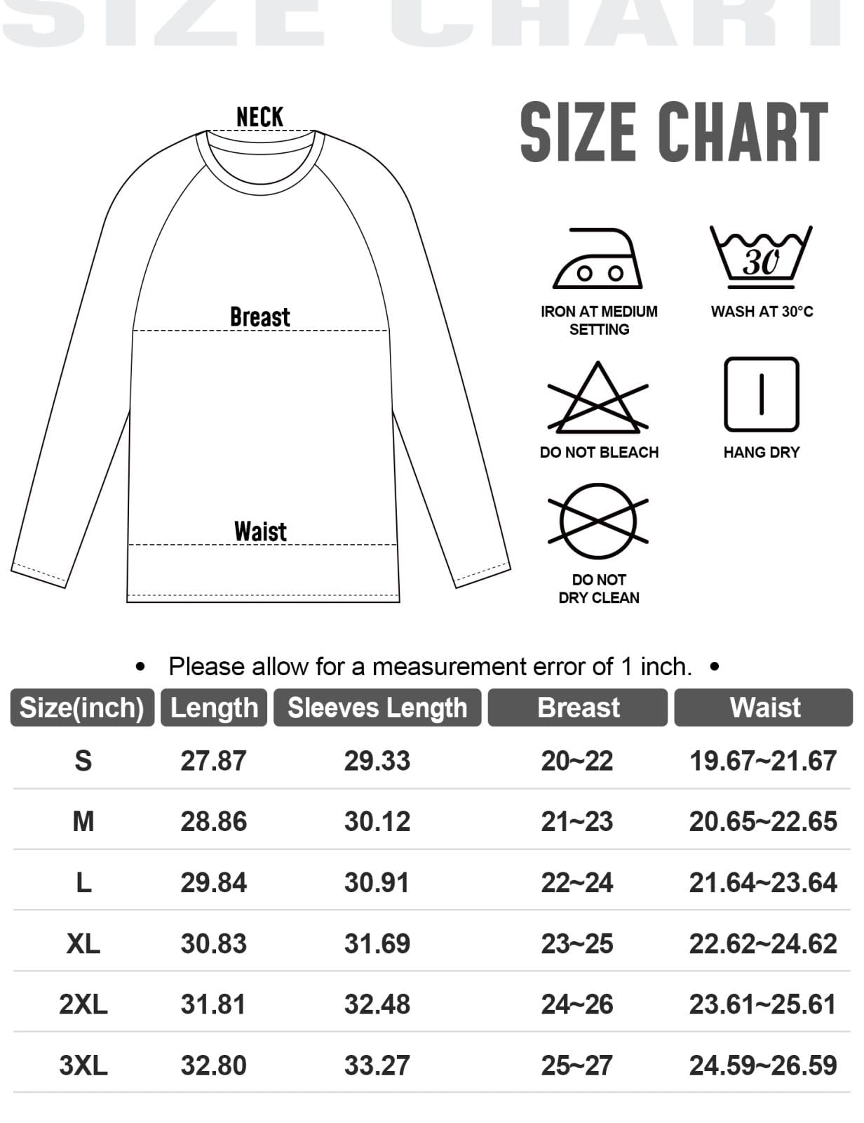 Men's Rash Guard Sun Protection Long Sleeve Swim Shirts UV Shirts UPF 50 Quick Dry Cool Shirts Mens Clothing Swimming Water Hiking Fishing T Shirts Rashguard Bright Blue L