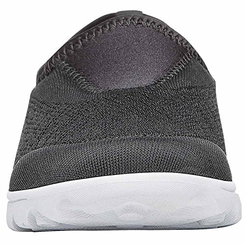 Propét Women TravelActiv Slip-On Sneaker, Silver, 9.5 Wide