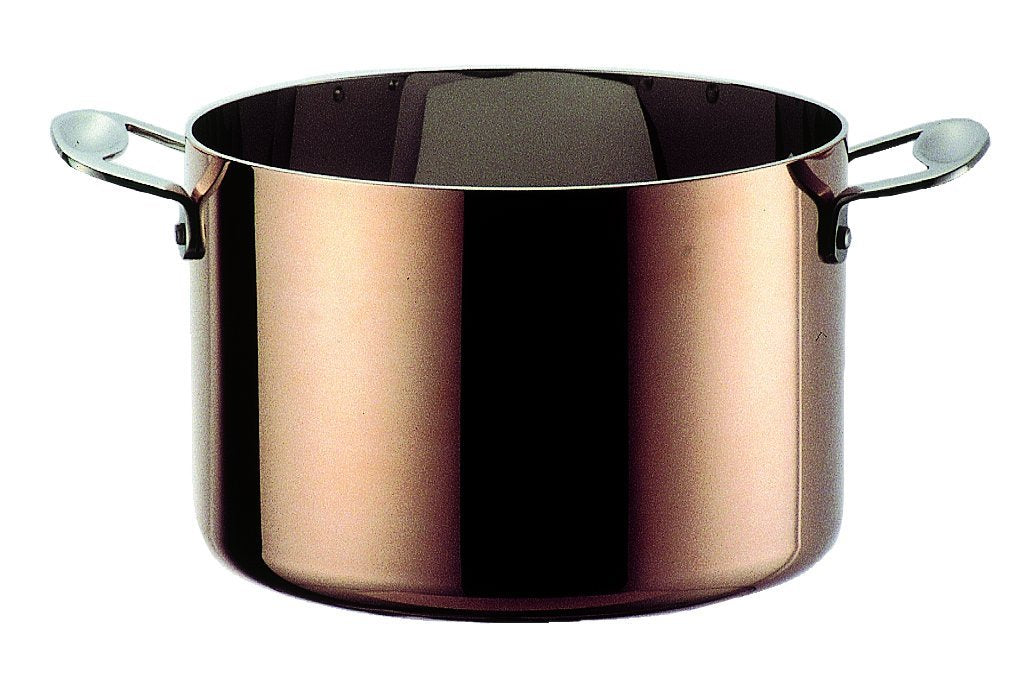 MEPRA, TOSCANA, DEEP POT W/ LID,, 24 CM, COPPER FINISH