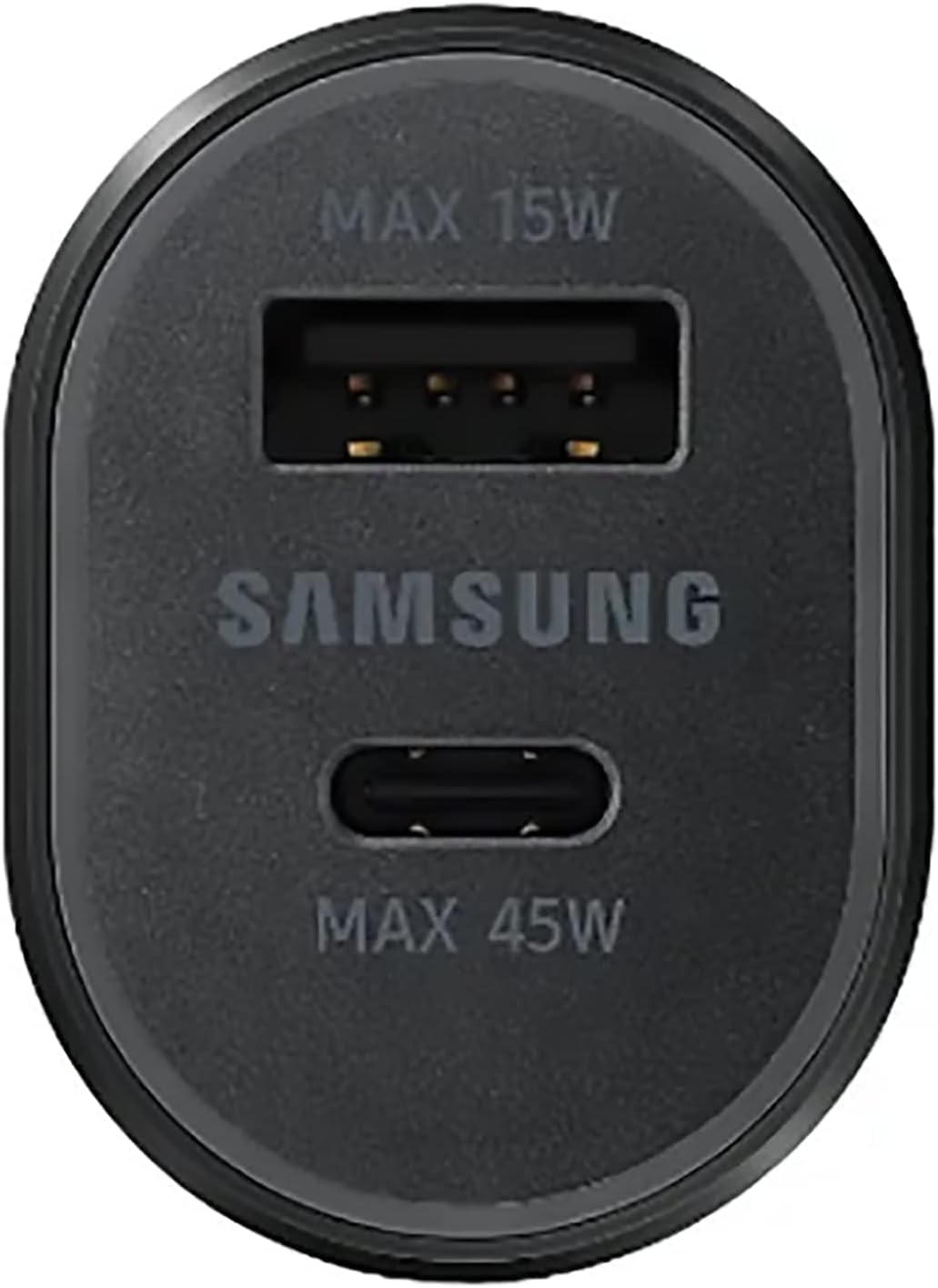 Samsung Super Fast Dual Car Charger (45W+15W) Dual Ports USB-C & USB-A - Black - EP-L5300XBEGWW