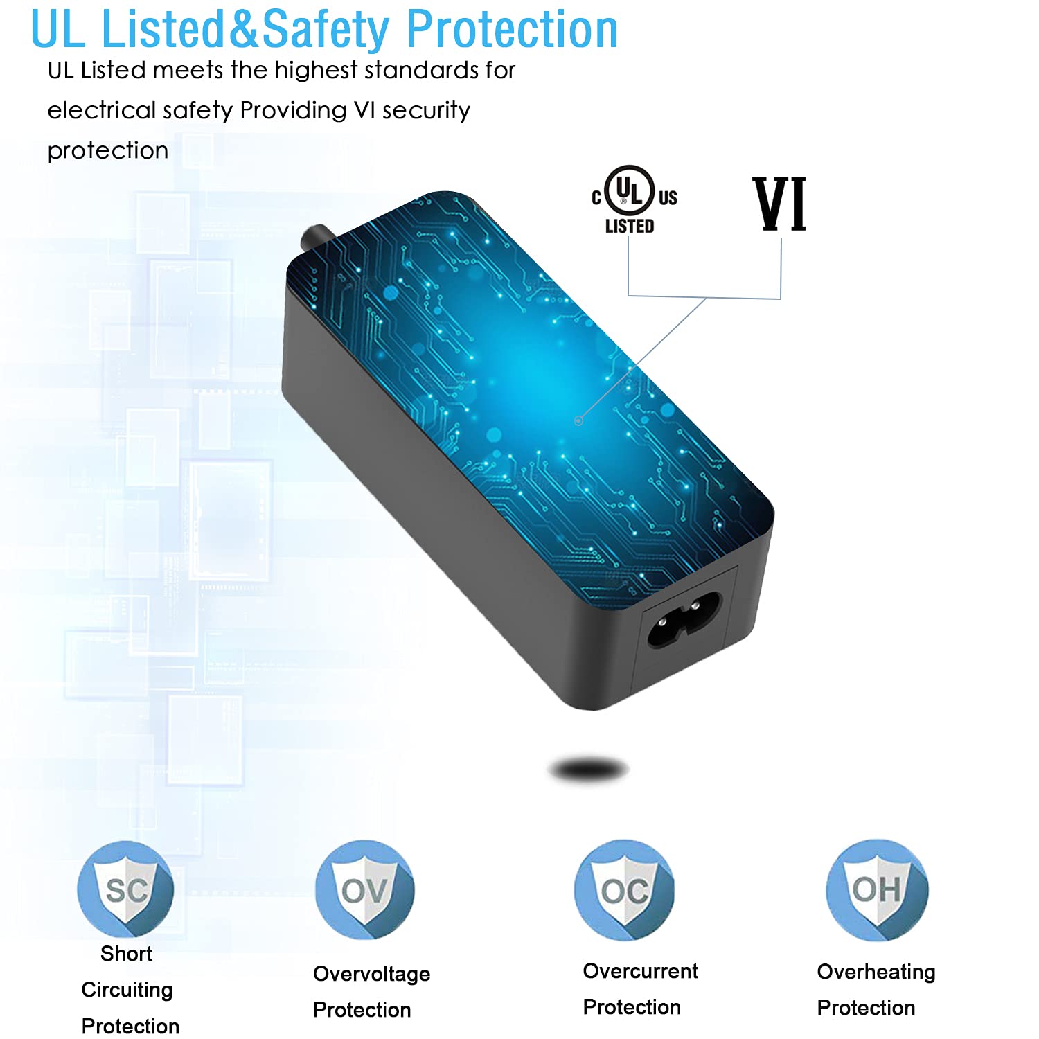 65W 45W Charger Fit for Acer-Aspire Series Laptop - (UL Safety Certified Products)