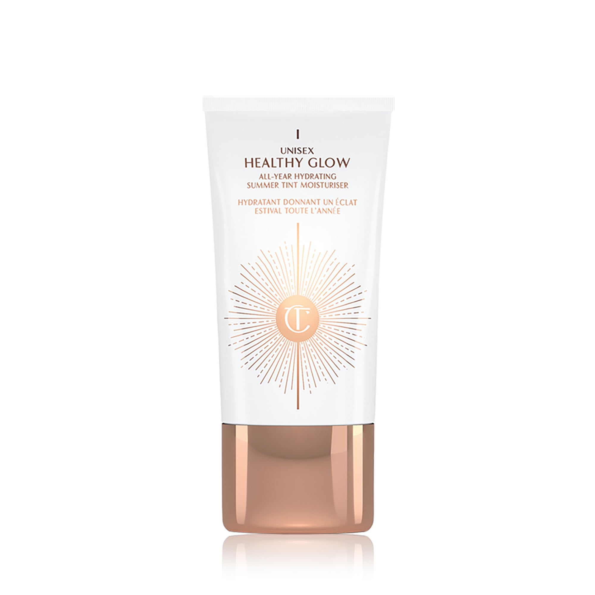 Charlotte Tilbury Unisex Healthy Glow Skin Tint - Hydrating Tinted Moisturizer Enriched with Bronzing Tan Pigments for a Natural-Looking Tan & Glowy Skin