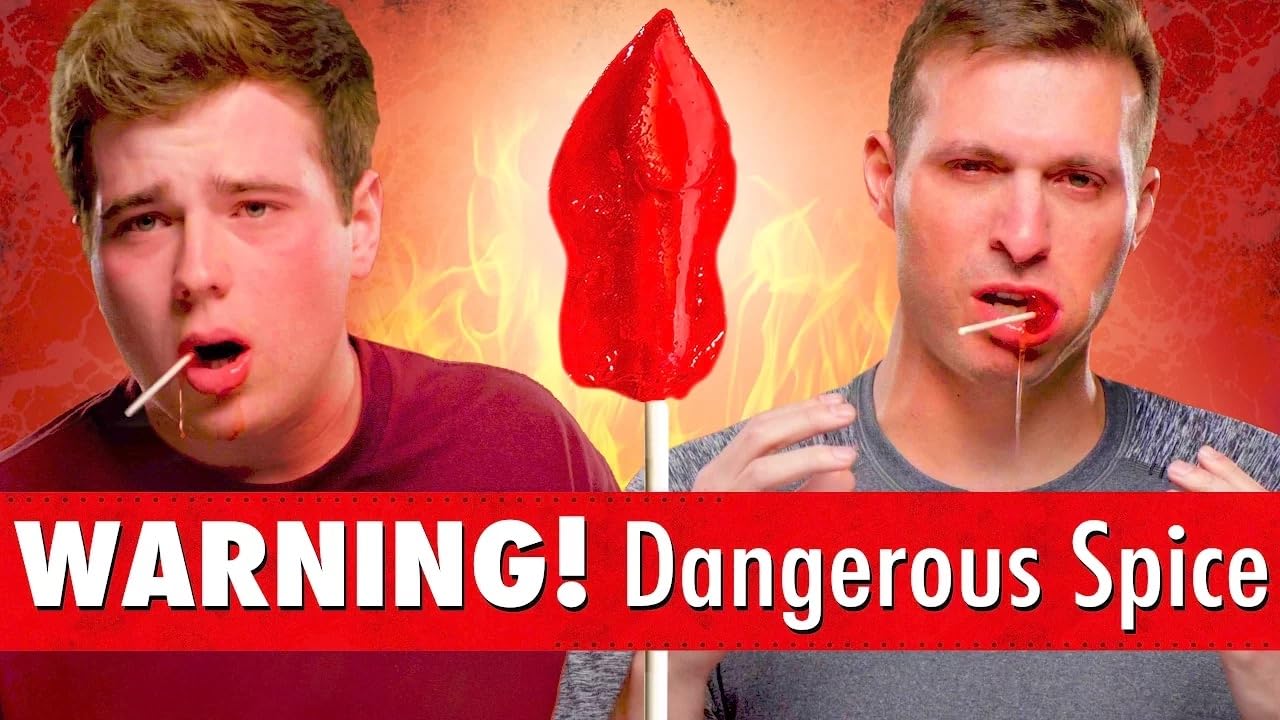 Flamethrower Candy Co Toe of Satan Lollipop One Pack Carolina Reaper Spicy Challenge