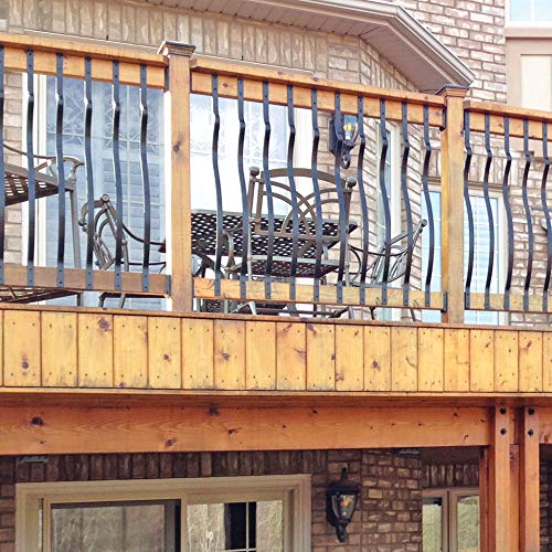 Nuvo Iron DRC Deck 4 Pack with Screws Rail Connector, Black