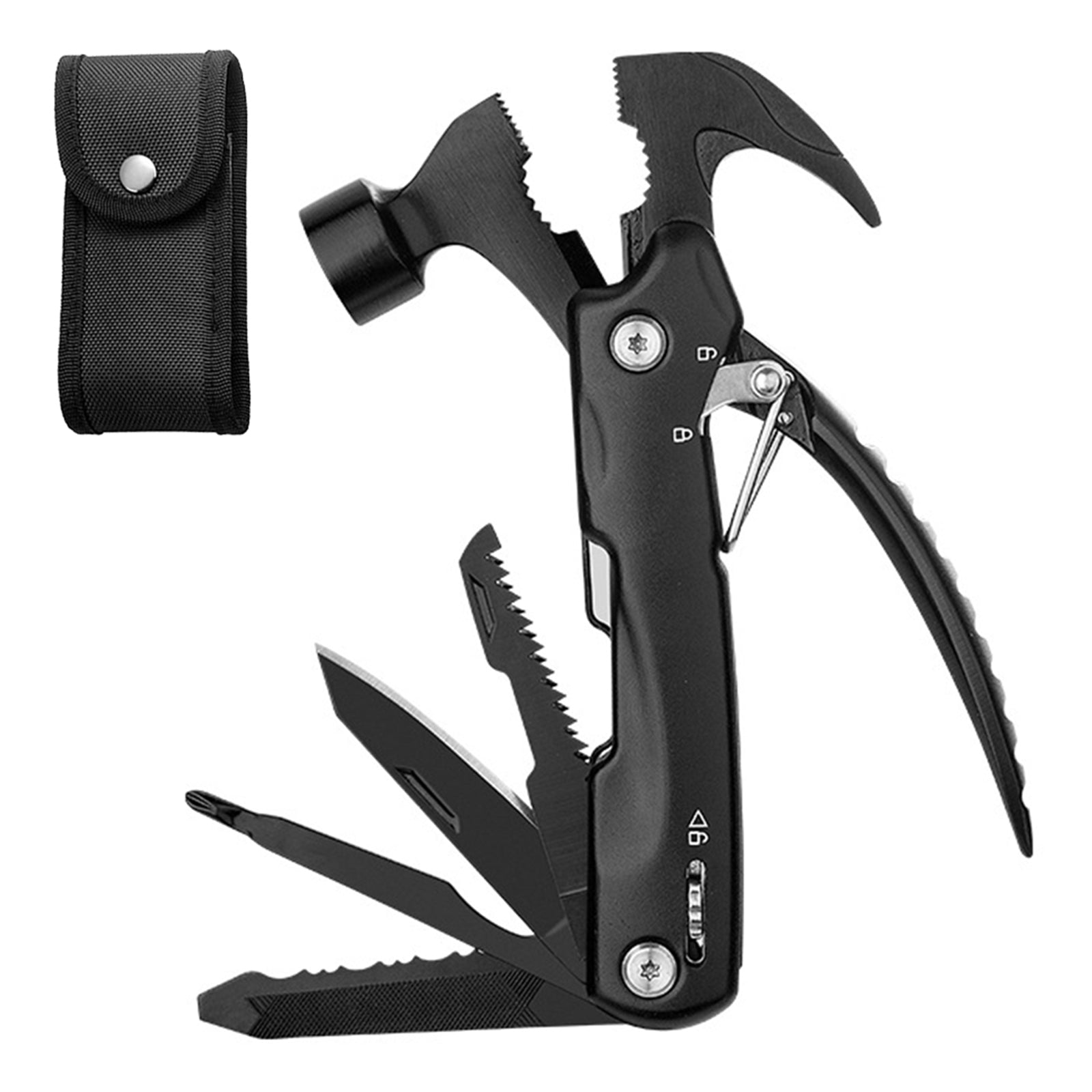 12 in 1 Premium Durable Stainless Steel Construction Multi-tool Hammer