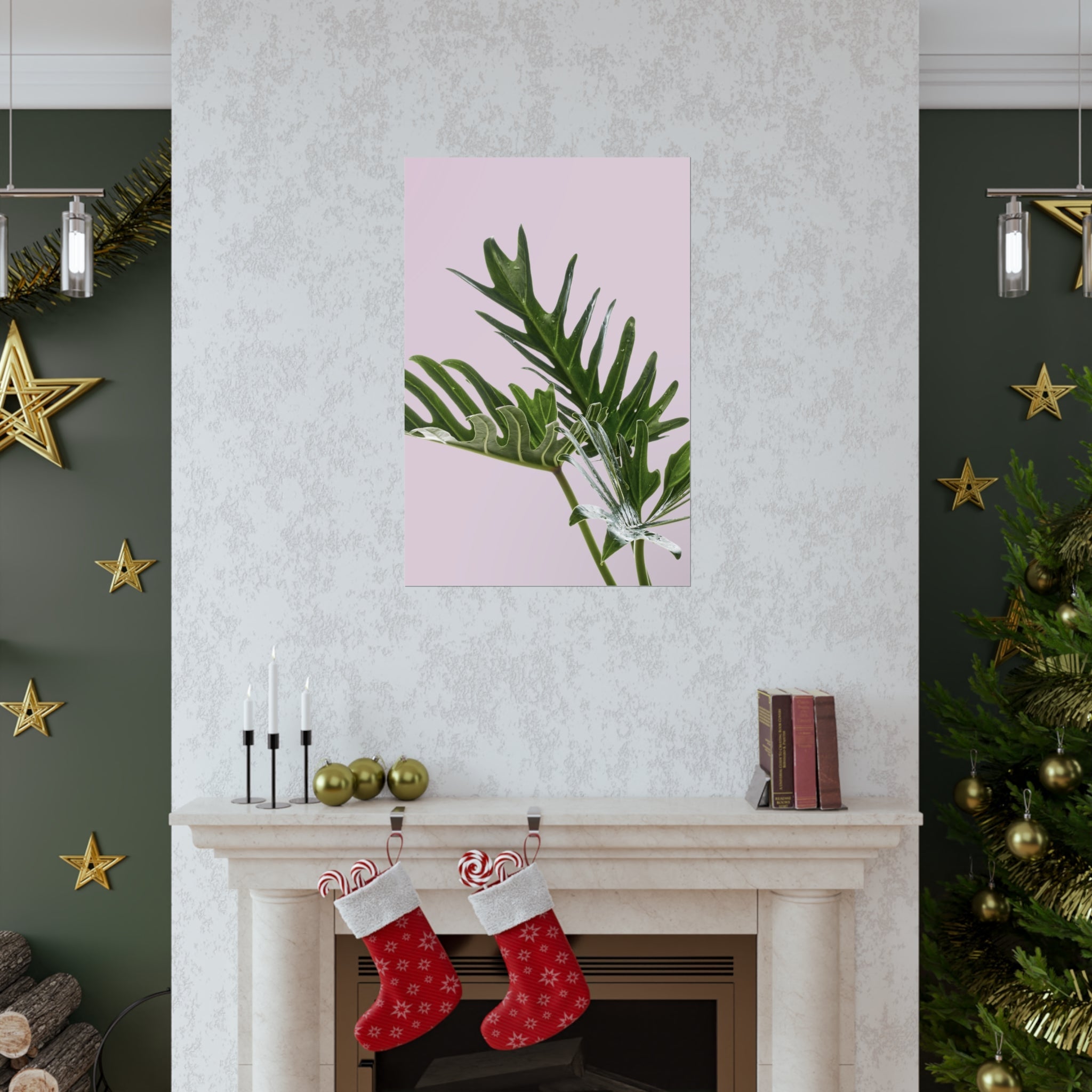 Philodendron Pink Poster