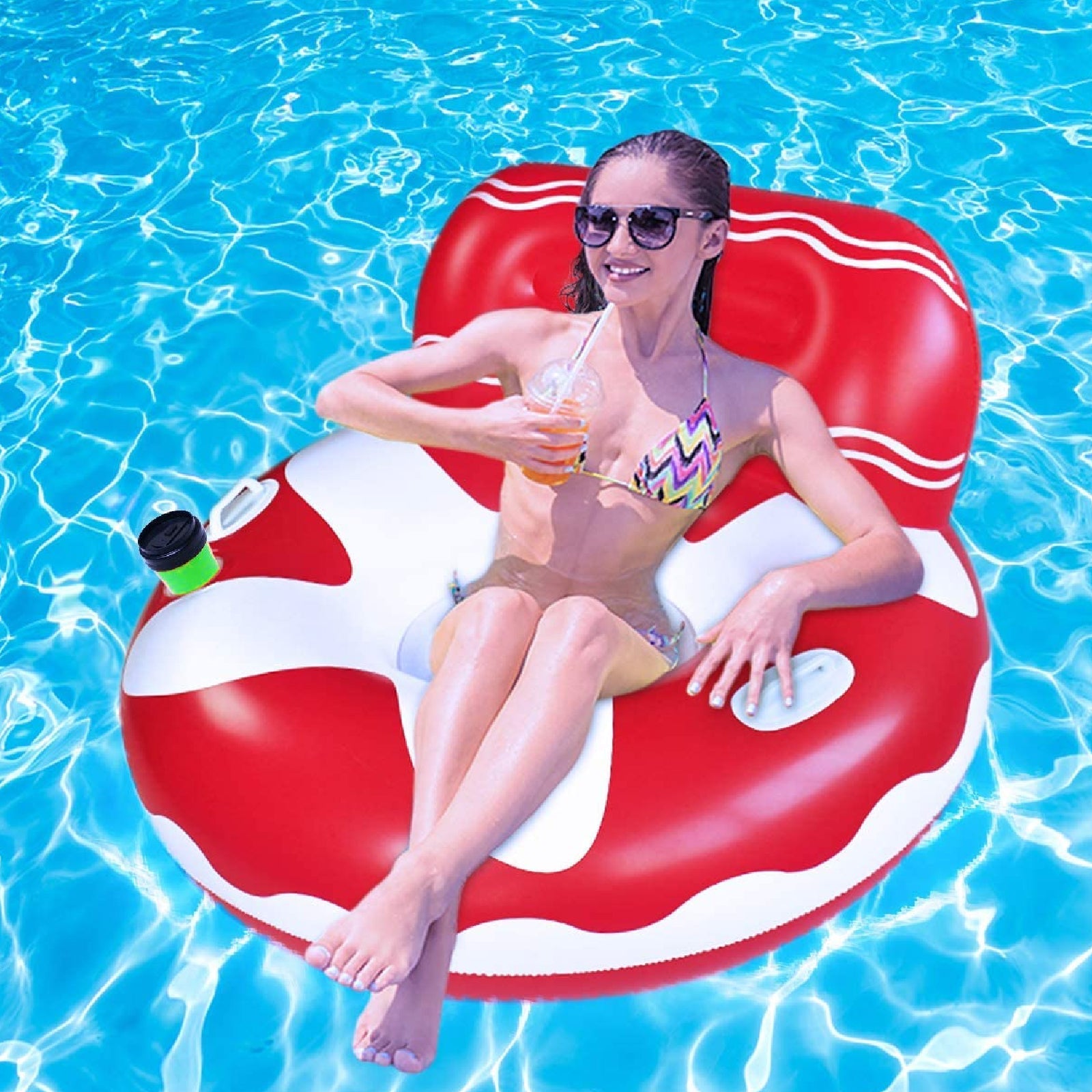 Inflatable Pool Float Pool Lounger Float Swimming Chair Lounger