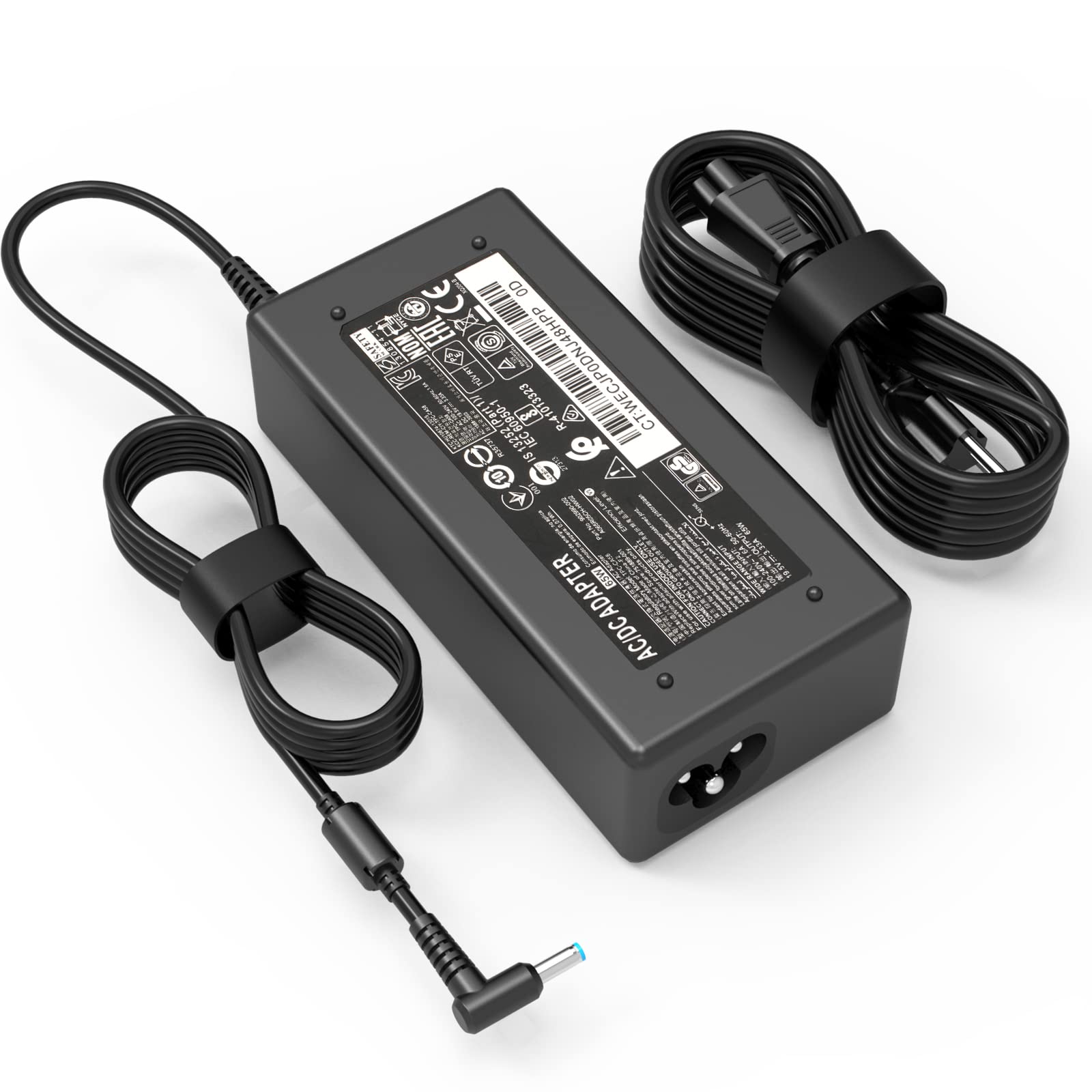 65W AC Charger Fit for HP Probook 430 440 445 450 Elitebook 830 840 850 G3 G4 G5 G6 G7 G8 G9 Laptop Adapter Power Supply