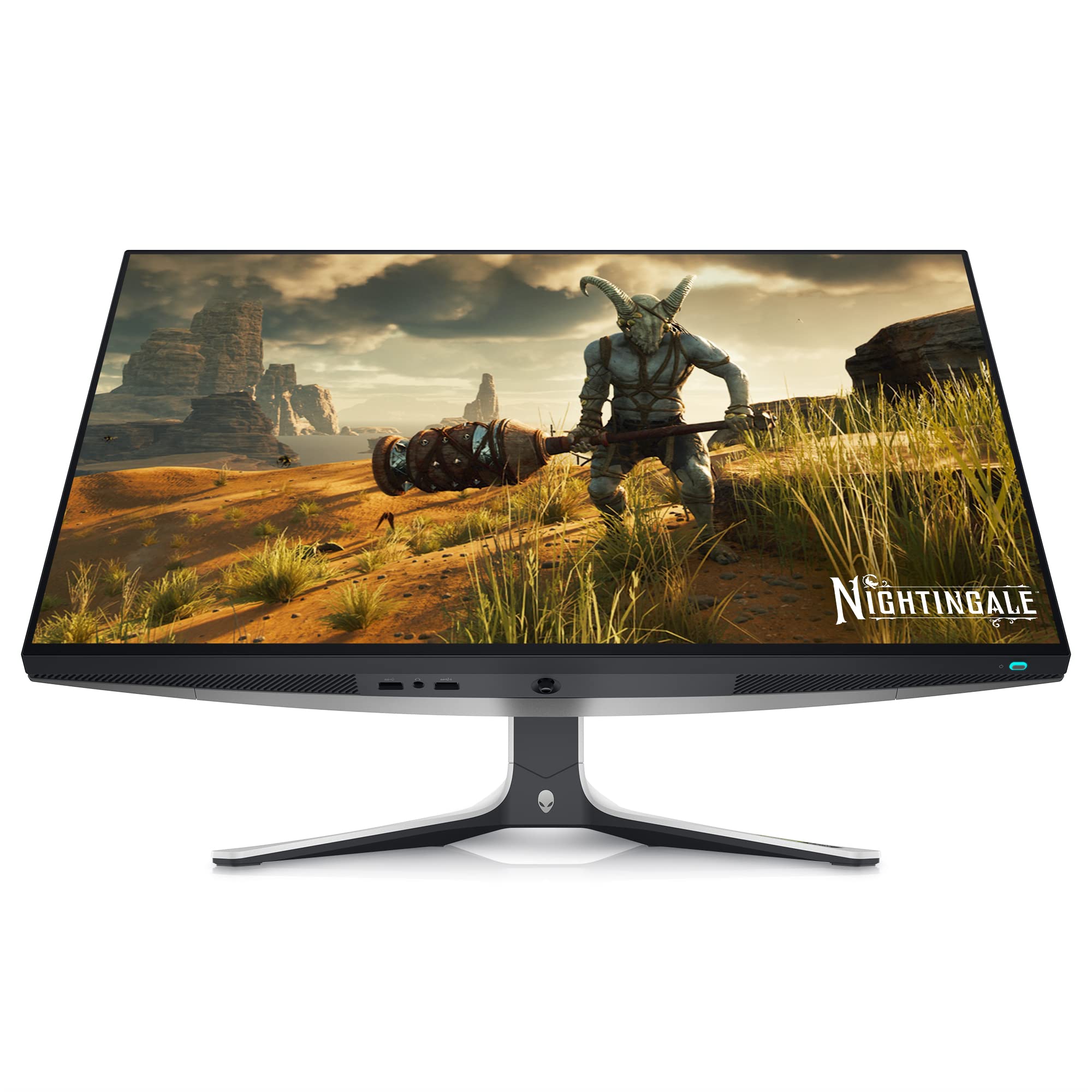 Alienware AW2723DF Gaming Monitor - 27-inch (2560 x 1440) 240Hz Display (DP 1.4), 1ms Response Time, NVIDIA G-Sync, Preset OSD Modes, Height/Tilt/Swivel/Pivot Adjustability - Lunar Light