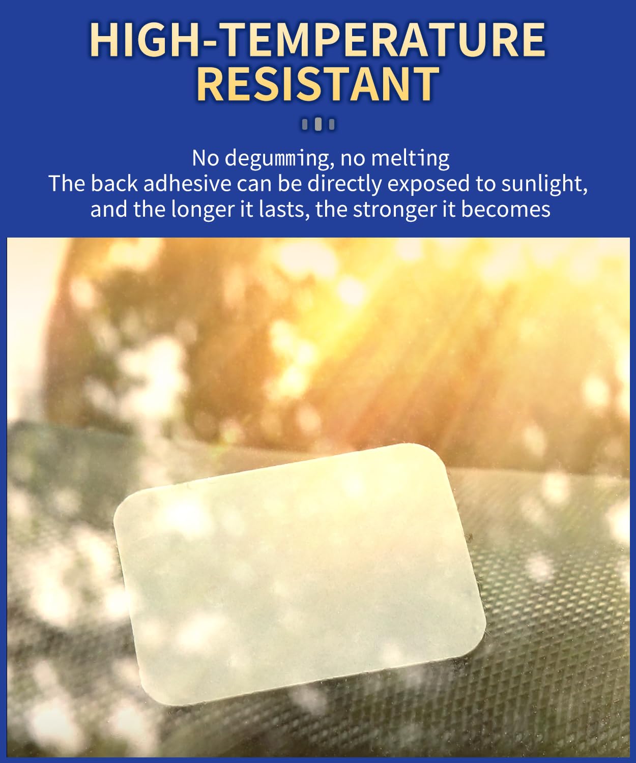 PHIXBEAR 20 Sets Super Adhesive Hook and Loop Strips Heavy Duty, Made of 3M VHB, Heat Resistant Waterproof, Outdoor or Indoor Use, Black 1.2x3.2 Inch