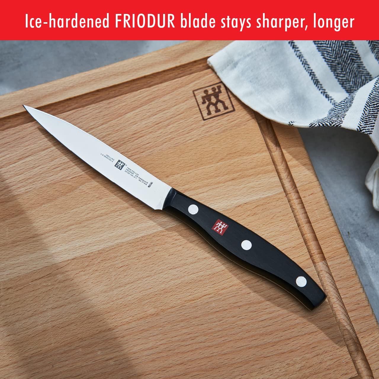 ZWILLING Twin Signature 11-Piece German Knife Set with Block, Razor-Sharp, Made in Company-Owned German Factory with Special Formula Steel perfected for almost 300 Years, Dishwasher Safe