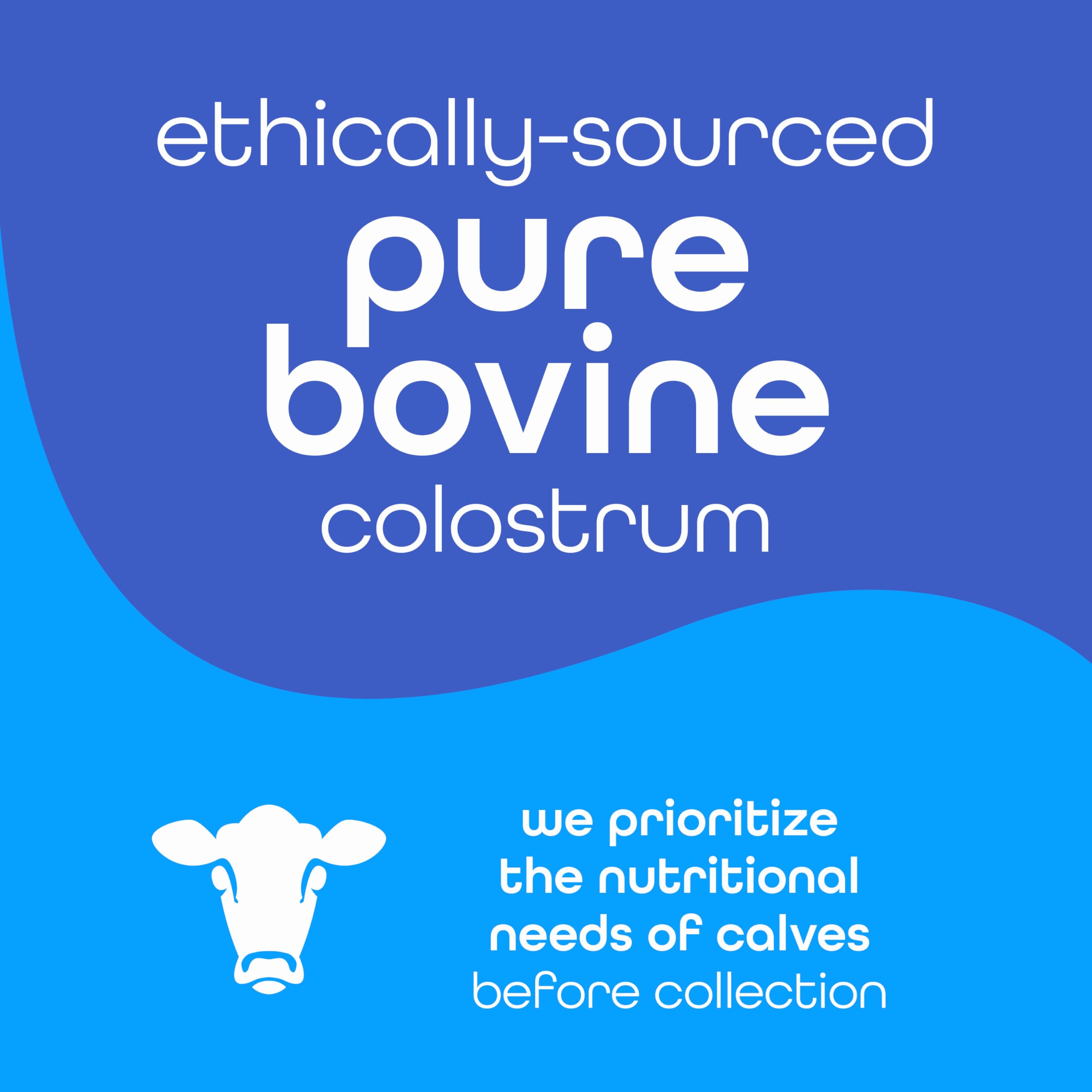 Zena Nutrition Bovine Colostrum Powder Supplement, 1000mg Pure Colostrum, Supports Immune and Digestive Health, Promotes Gut Health, Keto, Gluten Free, Fat Free, Grass Fed, Unflavored, 30 Servings