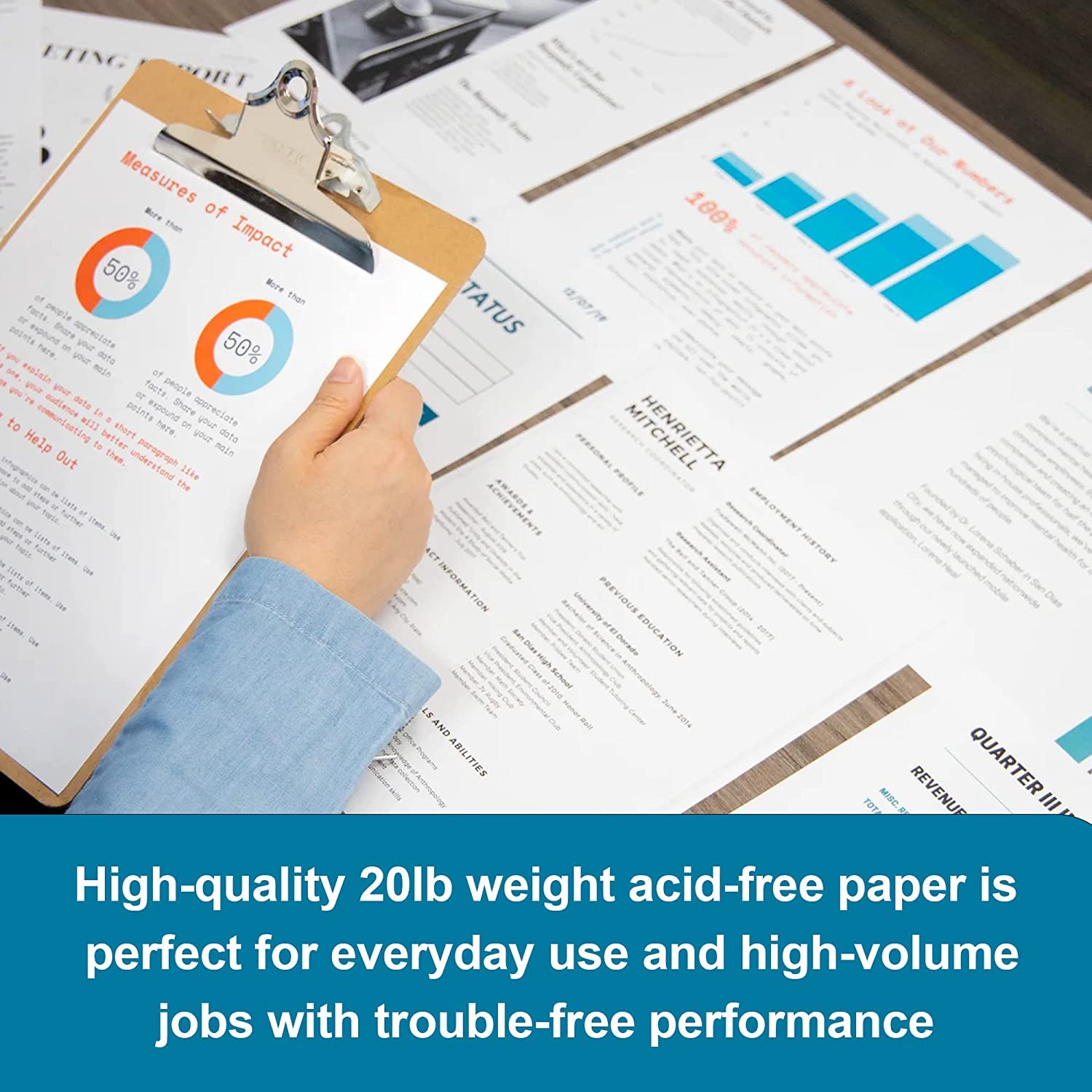 Tree Free Copy Paper 8.5 x 11, 92 Bright, 20 lb. Made from Sugarcane Waste Fiber Carbon Neutral 10 Reams 5000 Sheets