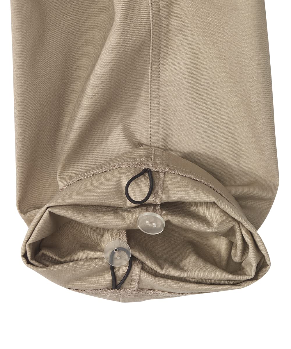 Men’s Elastic Waist Adaptive Rugger Pant - Khaki MED