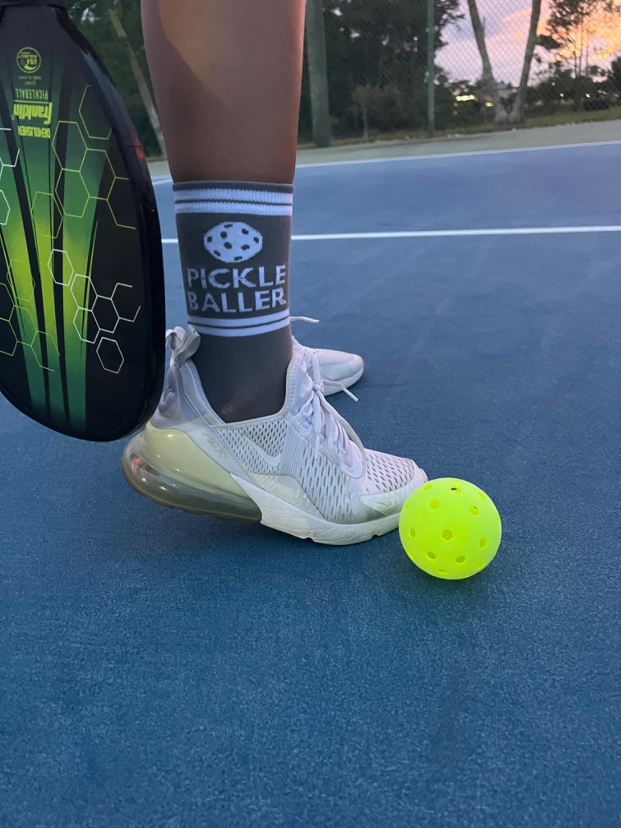 Monkey Stix The Original 3 Pack Pickleball Socks Size 8-13 - Perfect Gifts For Pickleball Lovers and Accessories Pickle Ball Players Men and Women Outdoor Indoor Gift Accessory