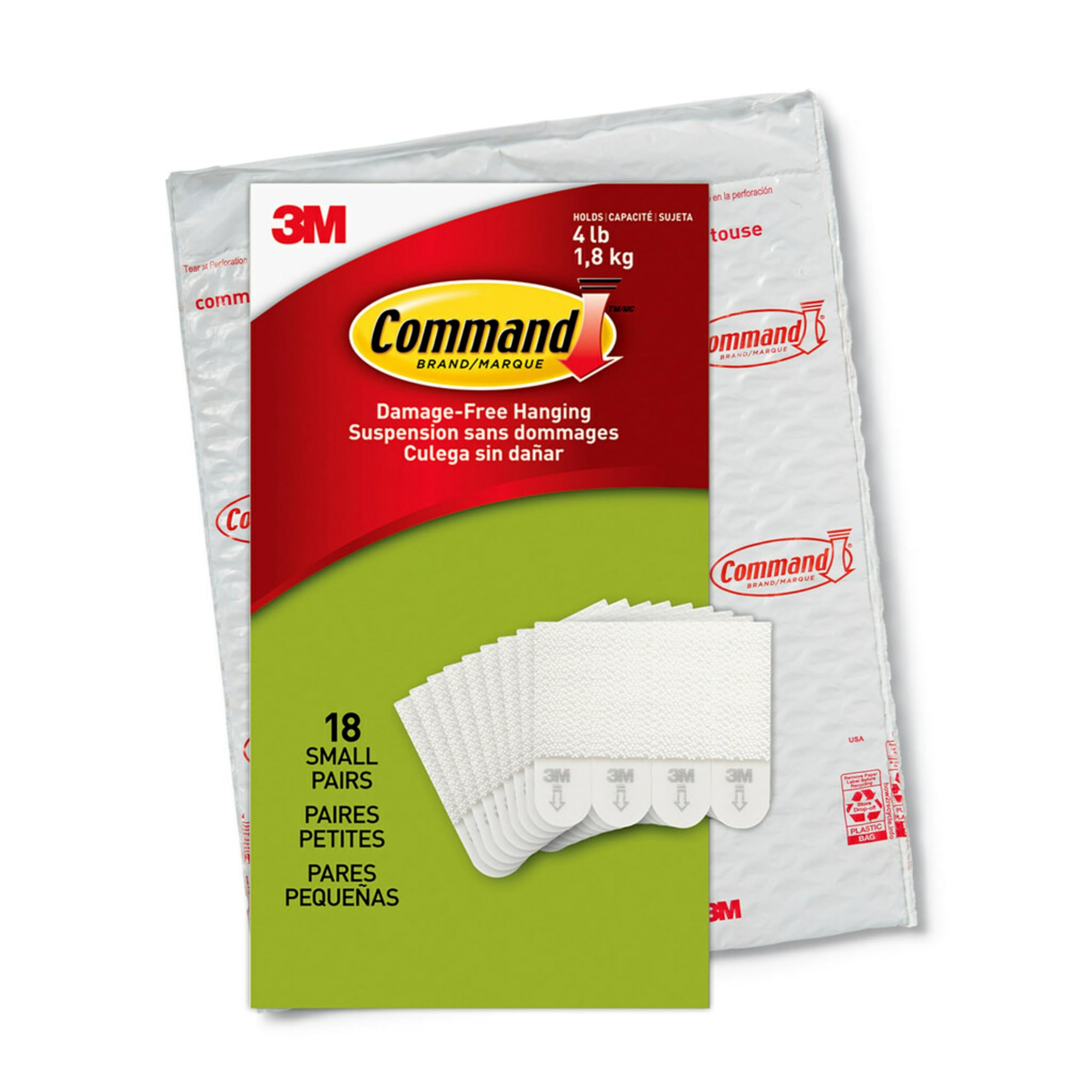 Command Picture Hanging Strips, Small, 18 Pairs