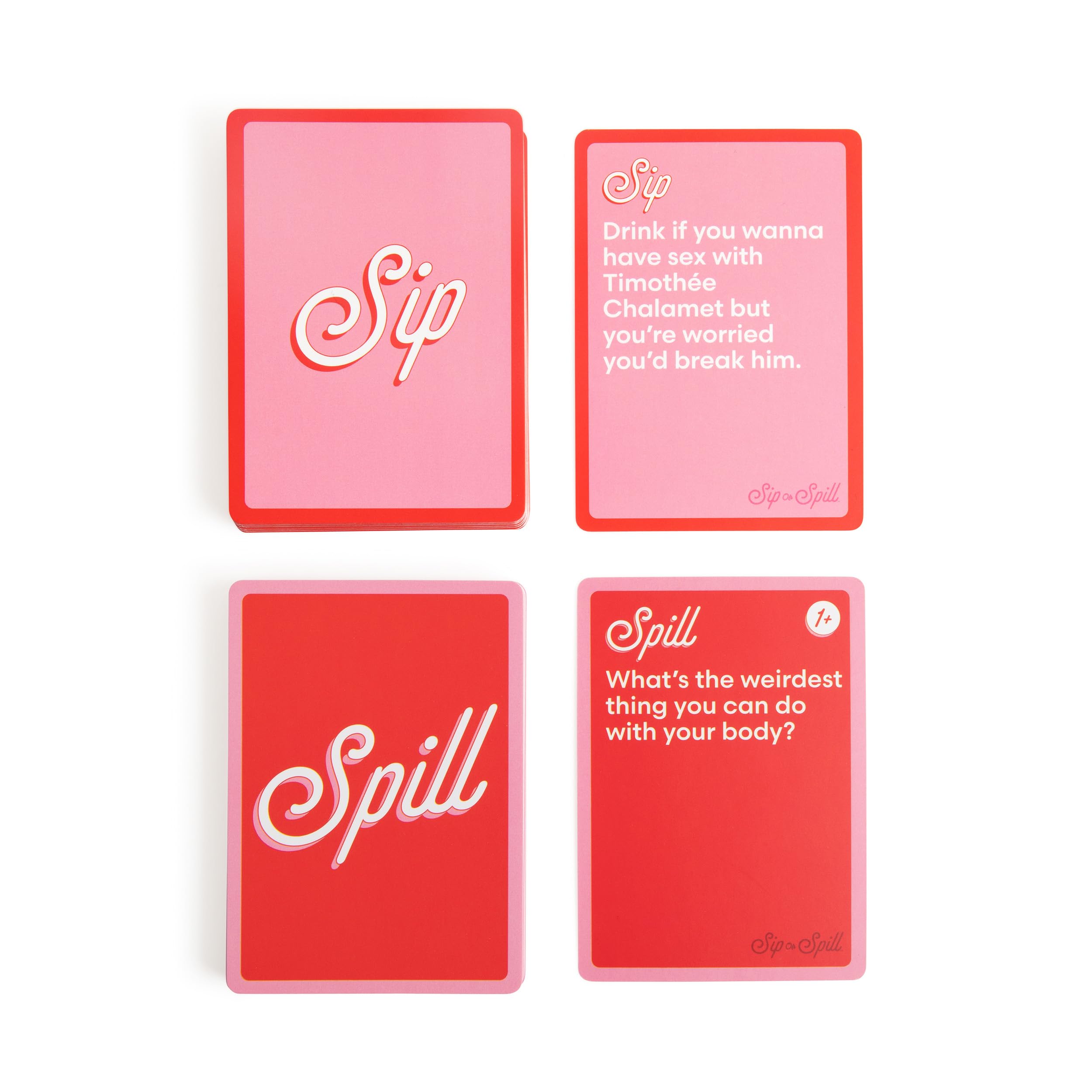 WHAT DO YOU MEME? Sip or Spill — The Girl's Night Party Game, Ultimate Bachelorette Party Games, Bachelorette Party Favors by Relatable