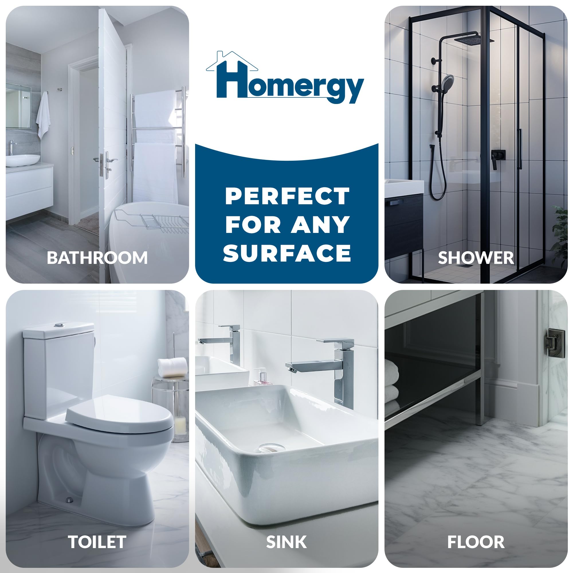 Homergy Hexagon and Curved Line – Anti-Slip Shower Stickers, 48 PCS Clear Adhesive Safety Strips