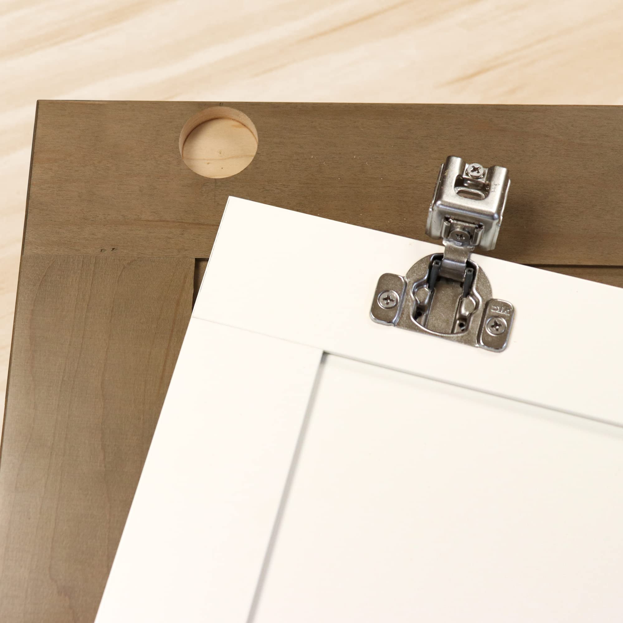 Milescraft 1342 Euro Hinge Jig – Concealed Hinge Jig, Drilling Guide, Drill Guide Jig for Framed and Frameless Cabinets. Metal Drill Guide Produces Perfect Hinge Holes. 35 mm Forstner Bit Included