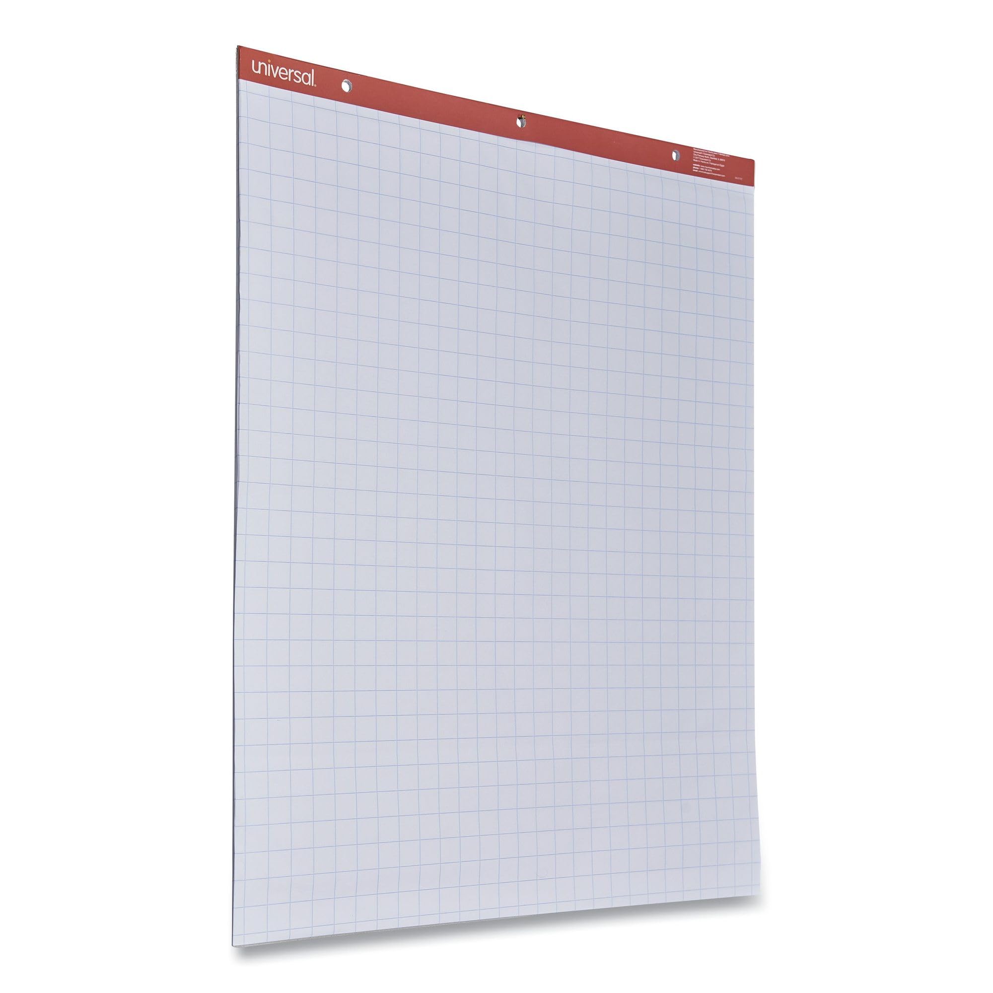 Universal 35602 Recycled Easel Pads, Quadrille Rule, 27 x 34, White, 50 Sheet (Case of 2 Pads)