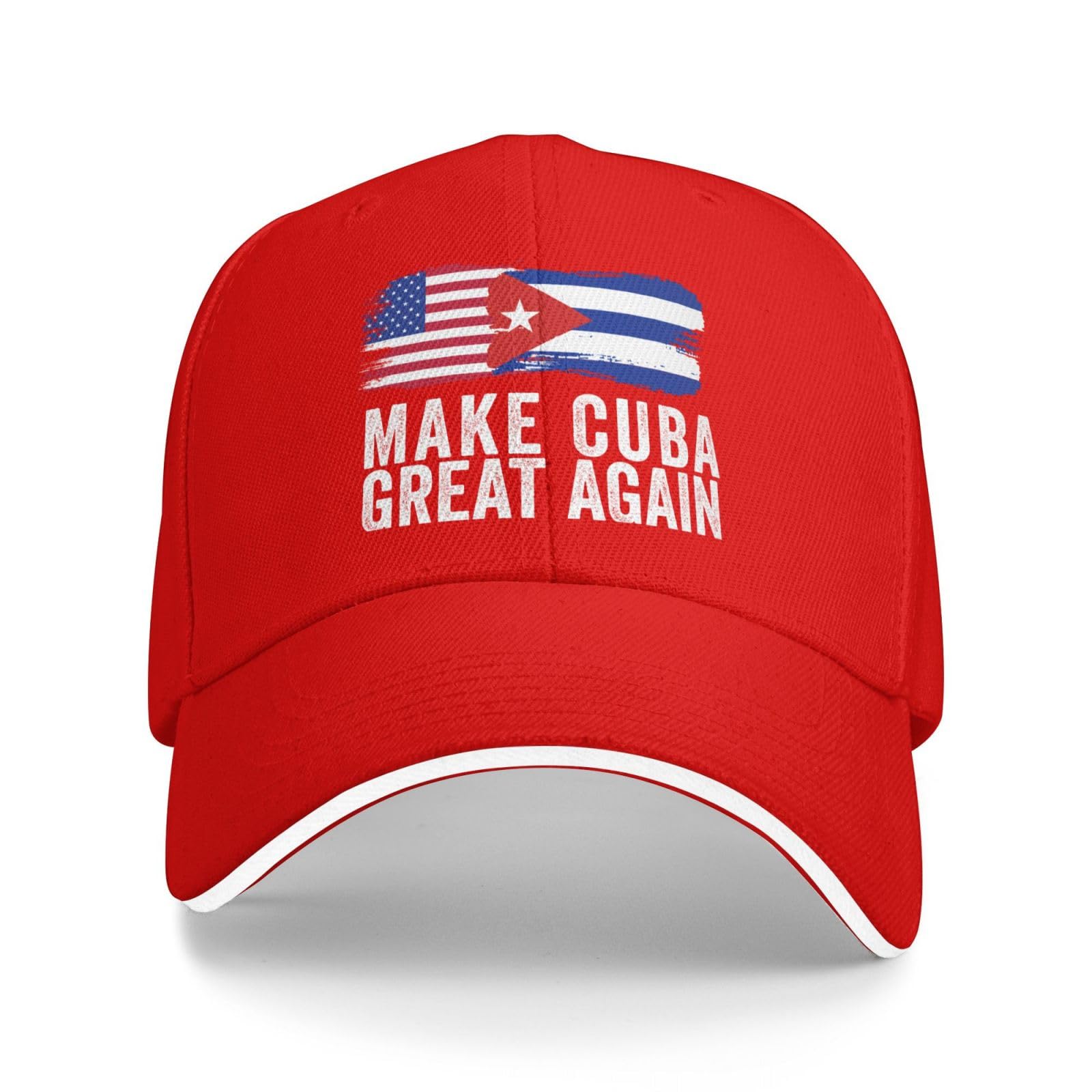 Antaa Make Cuba Great Again hat Cuban Flag Baseball Cap Red
