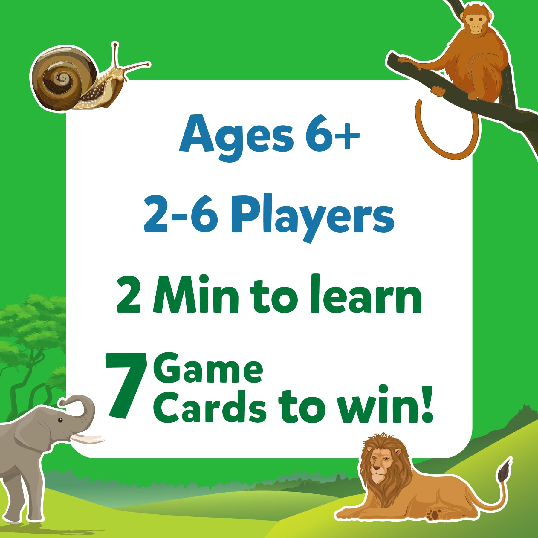 Skillmatics Card Game - Guess in 10 Animal Planet, Stocking Stuffers, Perfect for Boys, Girls, Kids, and Families Who Love Toys, Board Games, Gifts for Ages 6, 7, 8, 9