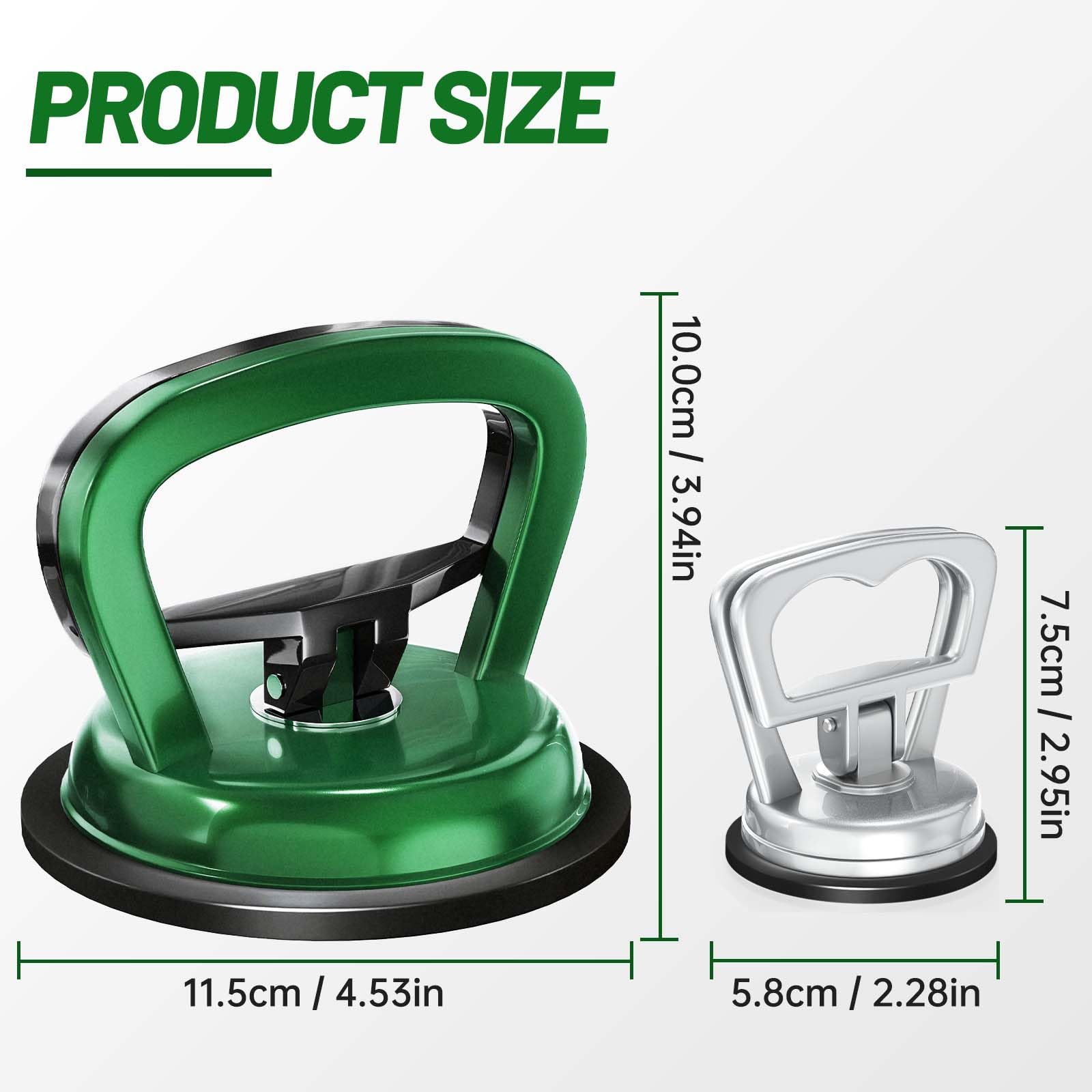 PHIXBEAR Powerful Metal Car Dent Puller 3pcs, Body Repair Dent Removal Tools for Car,Headlight,Car Mirror, Glass, Screen, Mobile Objects, Car Suction Cups