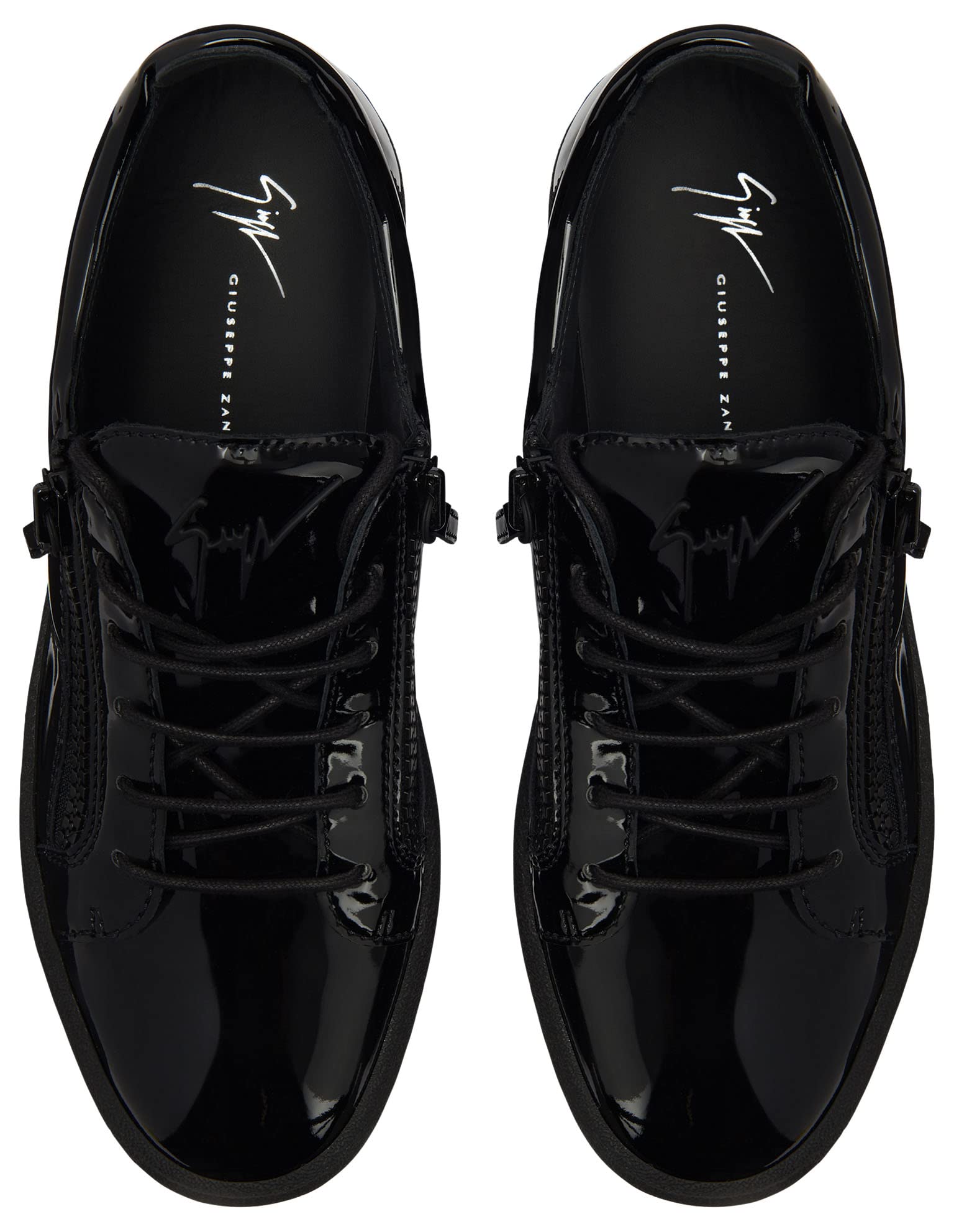 Giuseppe Zanotti, Frankie Low-Top Sneakers Fabric, 8, Black