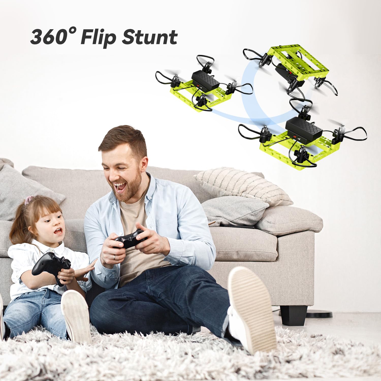 TECHVIO Mini Drone for Kids and Beginners,Creative 5-IN-1 DIY Drone Building Kits for Kids to Build Your Own Drones,5 Different Designs, Altitude Hold, 3D Flips,Easy to Build and Fly,Great Gifts for Boys&Girls to Enjoy Building,Flying and Fixing Fun