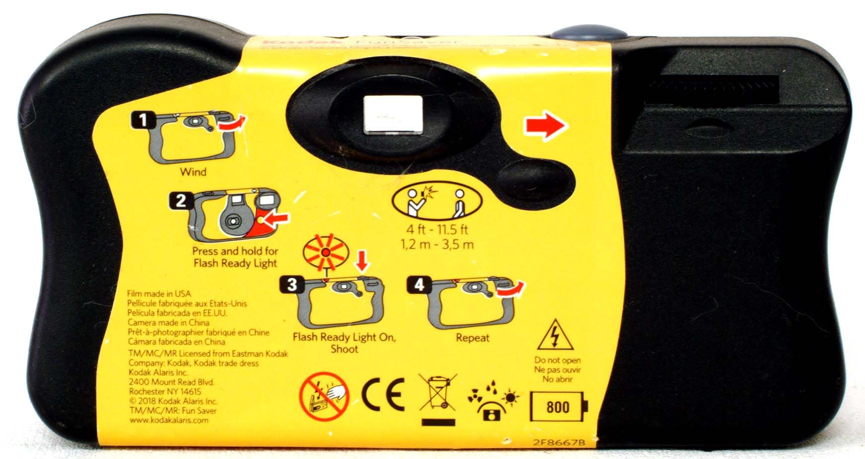 Disposable Kodak Camera [Camera] 3Pack