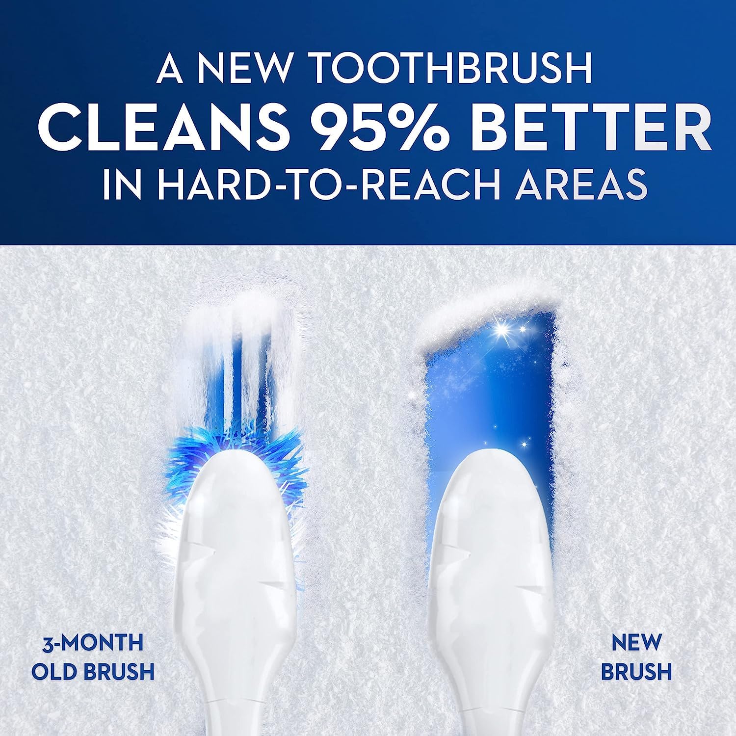 Oral-B Pulsar Expert Clean Battery Toothbrush, Medium, Tooth Brush Pack of 2, (Packaging may vary), Oral Care