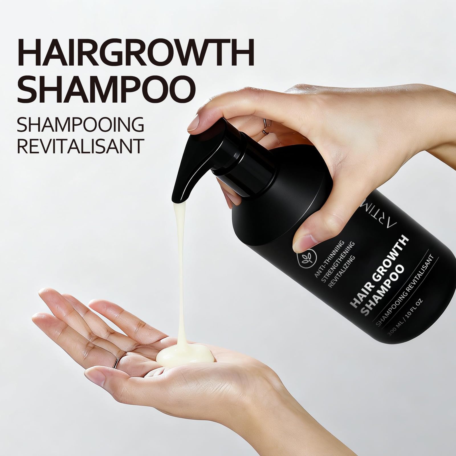 Biotin & Rosemary Hair Growth Shampoo for Thinning Hair for Women, Hair Loss Shampoo for Men, Nourishes Scalp with Natural Ingredients 300 ml