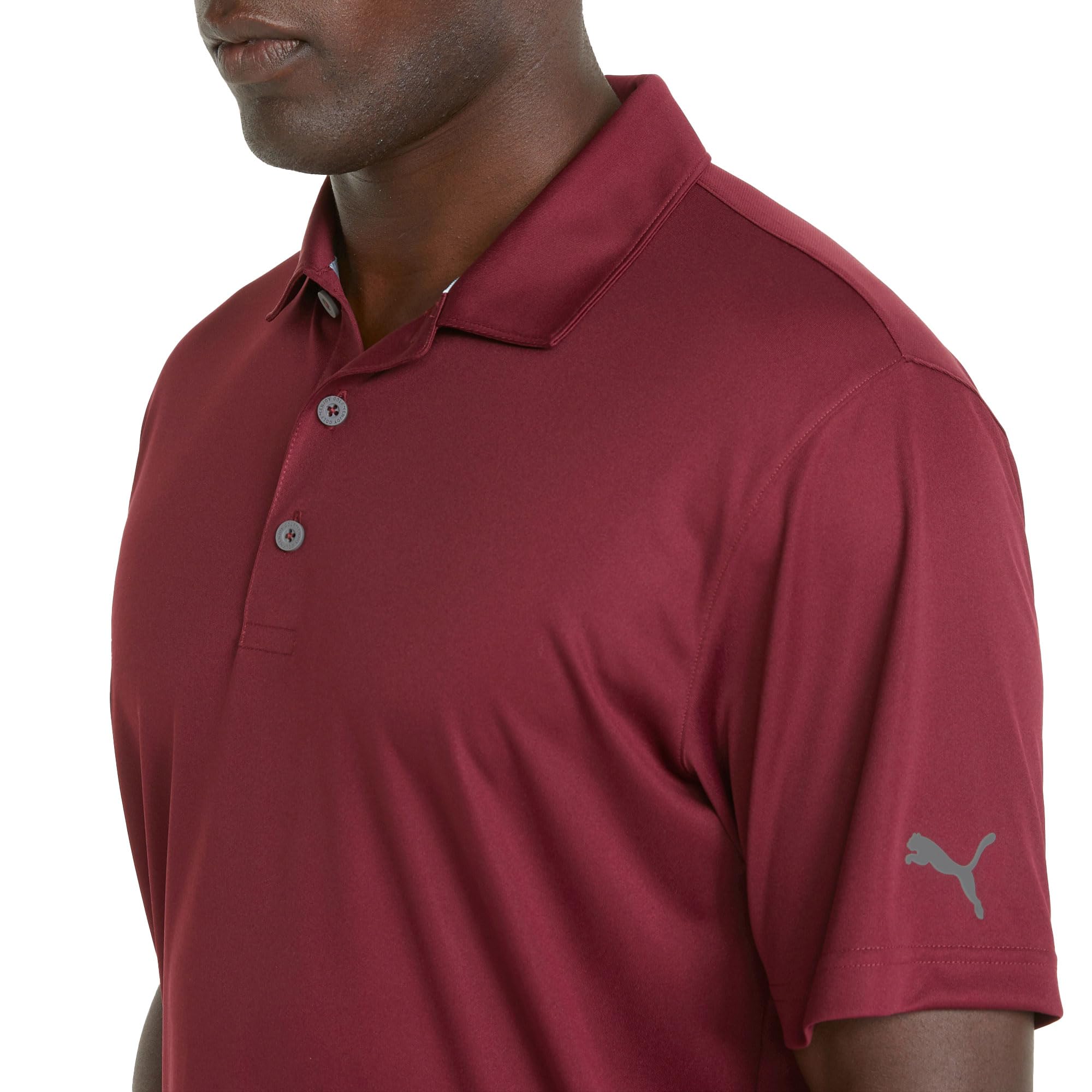 Puma Golf Men's Gamer Polo, Zinfandel, XL