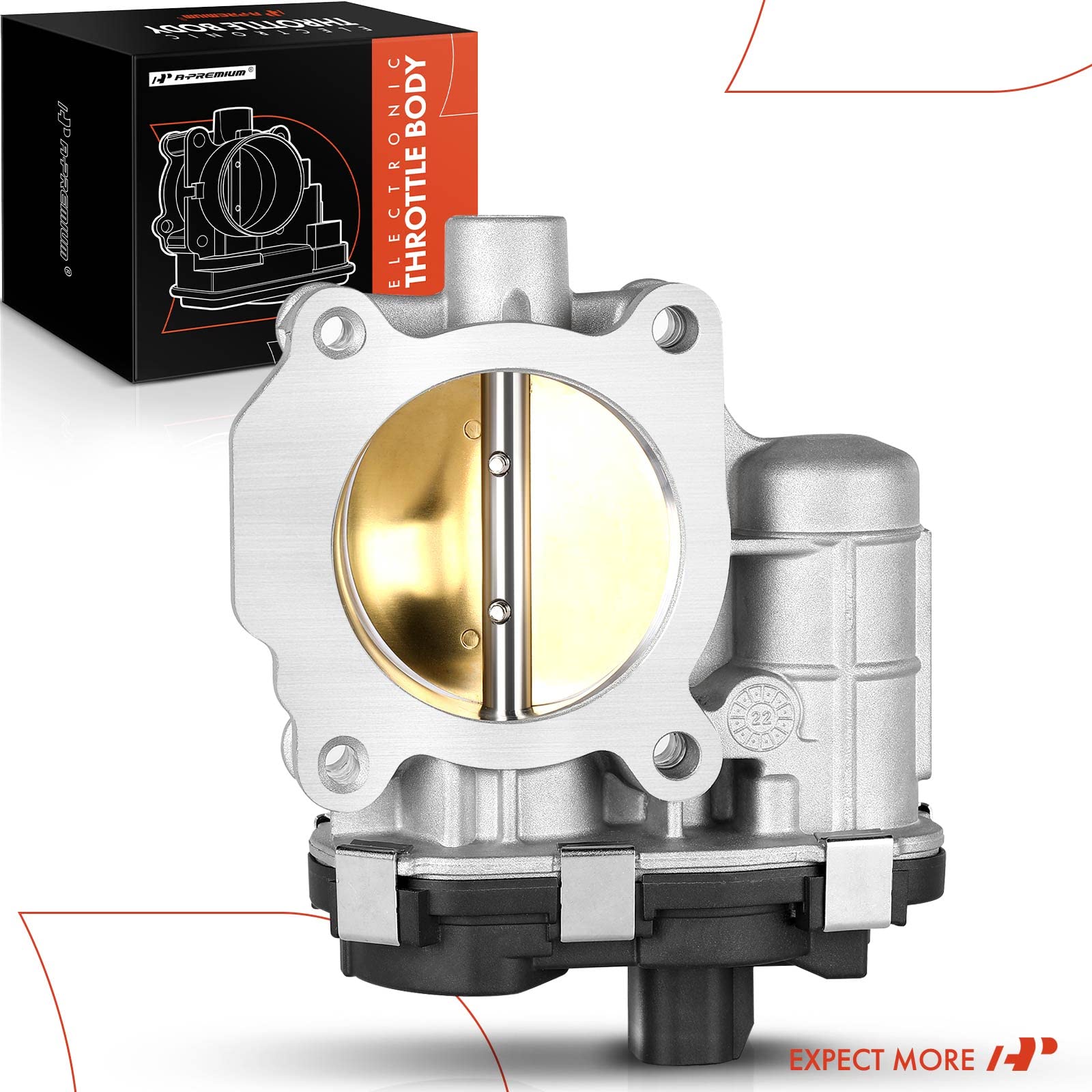 A-Premium Electronic Throttle Body Compatible with Chevy, GMC, Buick, Pontiac & Saturn Models - 2.4L L4 Engine - Malibu, Equinox, HHR, Terrain, LaCrosse, Regal, G6-2008-2011 - Replaces 12631186