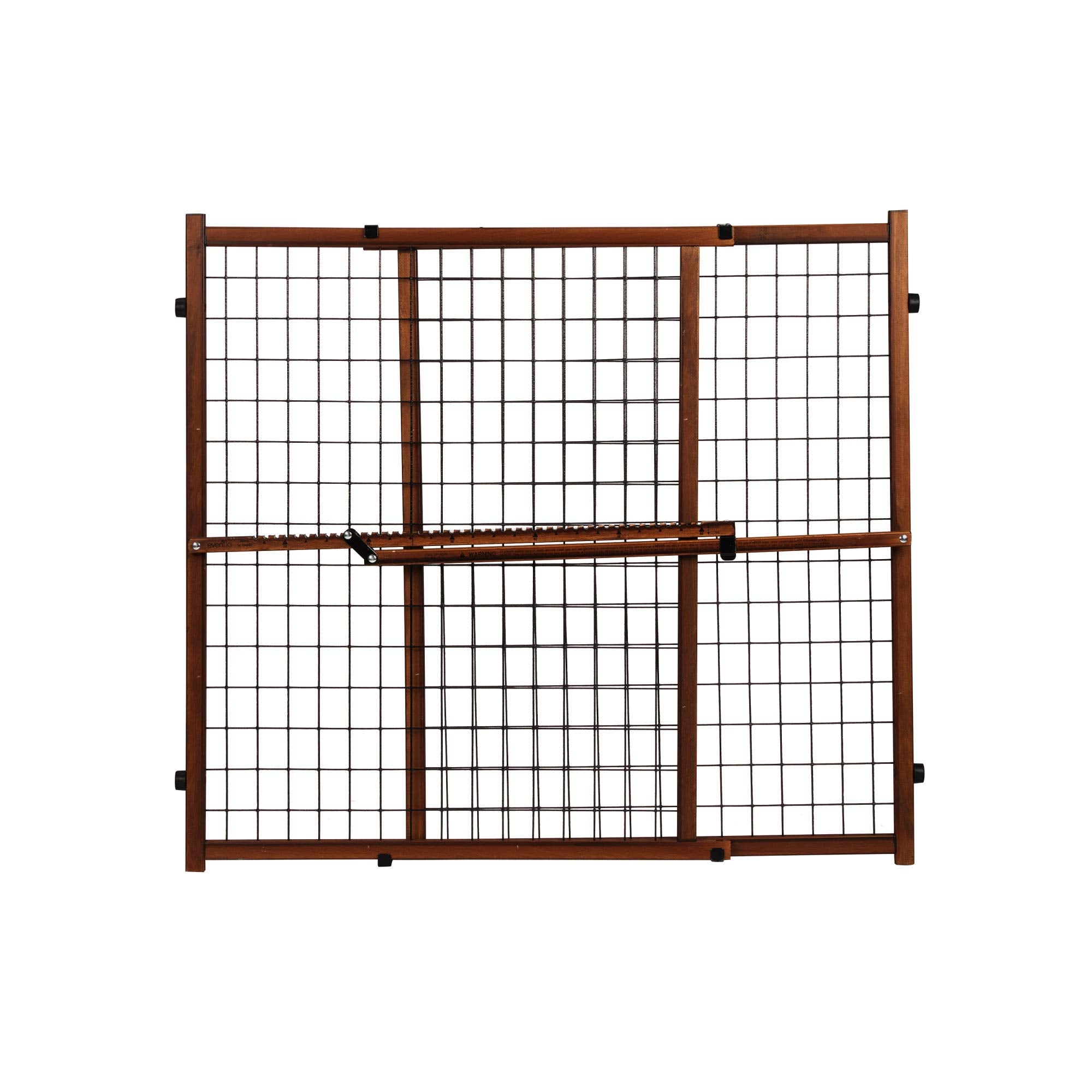 Evenflo Position & Lock Tall & Wide Baby Gate, Pressure-Mounted, 50"W x 32"H, Farmhouse Collection