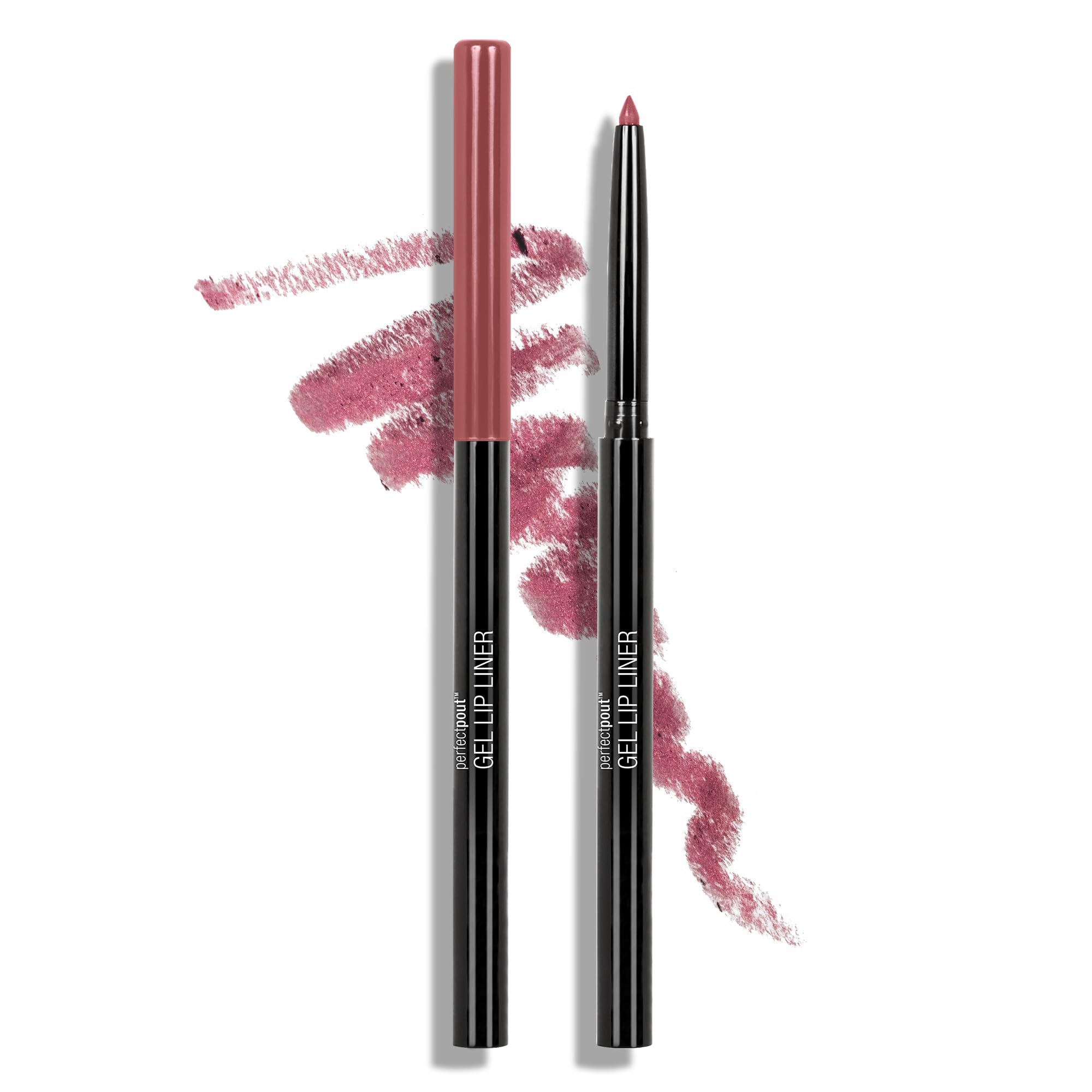 wet n wild Perfect Pout Matte Retractable Gel Lip Liner Pencil, Rich Creamy Long Lasting Color, Well-Defined and Flawless Application, Vegan & Cruelty-Free - Purple Lay Down the Mauves