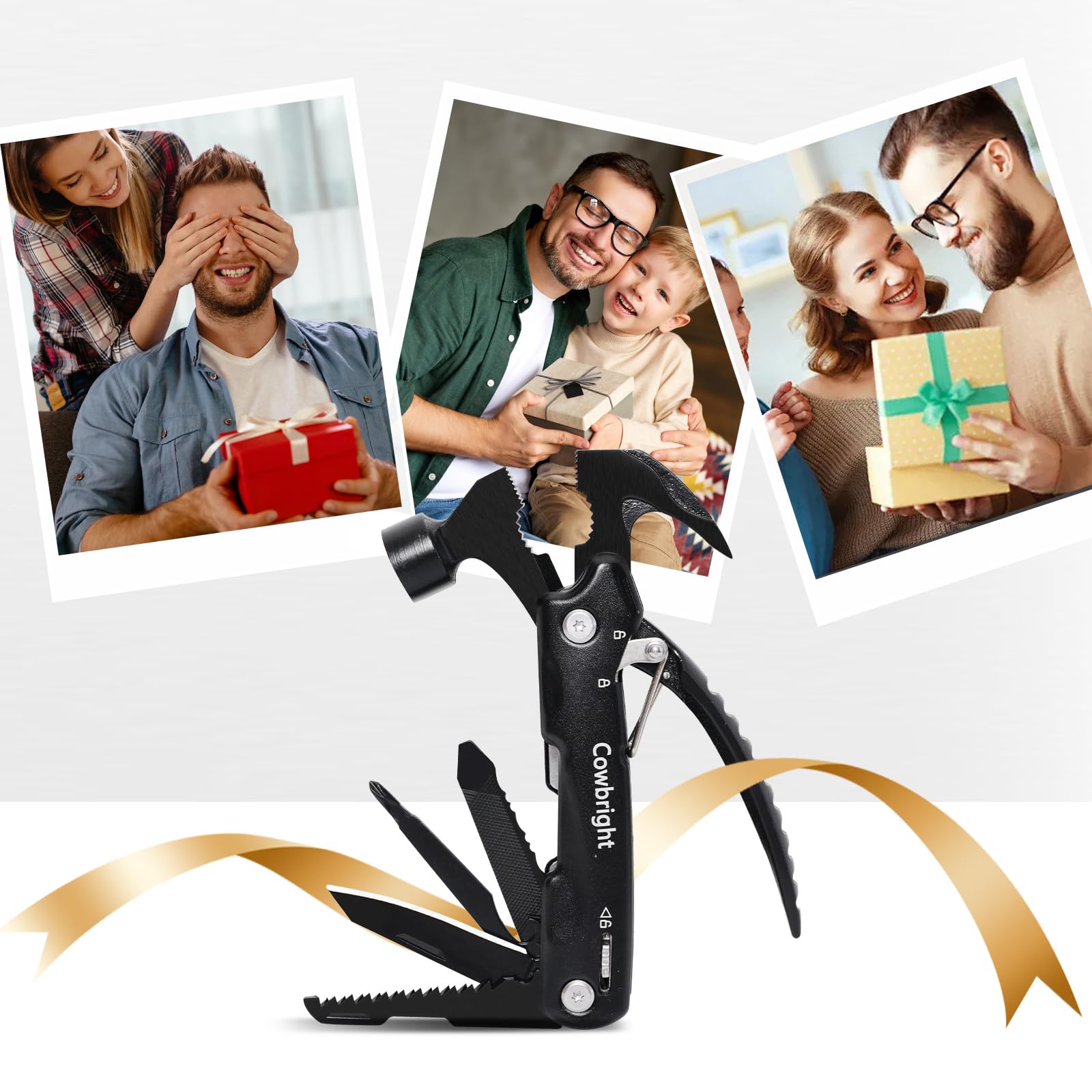 Gifts for Men Hammer Multitool Unique Gifts For Men Who Have Everything -Mens Gifts for Dad Him Husband Gadget Gifts -Stocking Stuffers for Adults Men Christmas Gifts for Men 2024