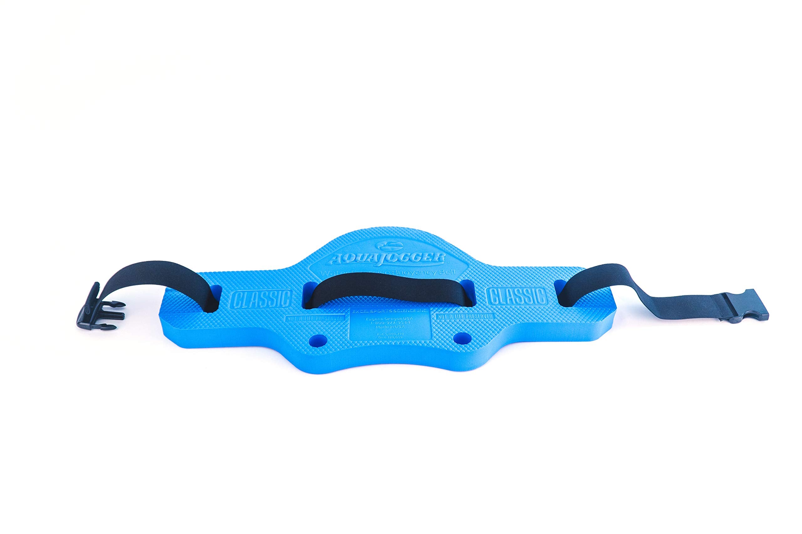 AquaJogger - Classic Belt Blue - Builds Core Strength, Effortless Aquatic Workouts, Comfortable Design - Ideal for Deep Water Running, Physical Therapy Rehabilitation, and Cardio Exercise