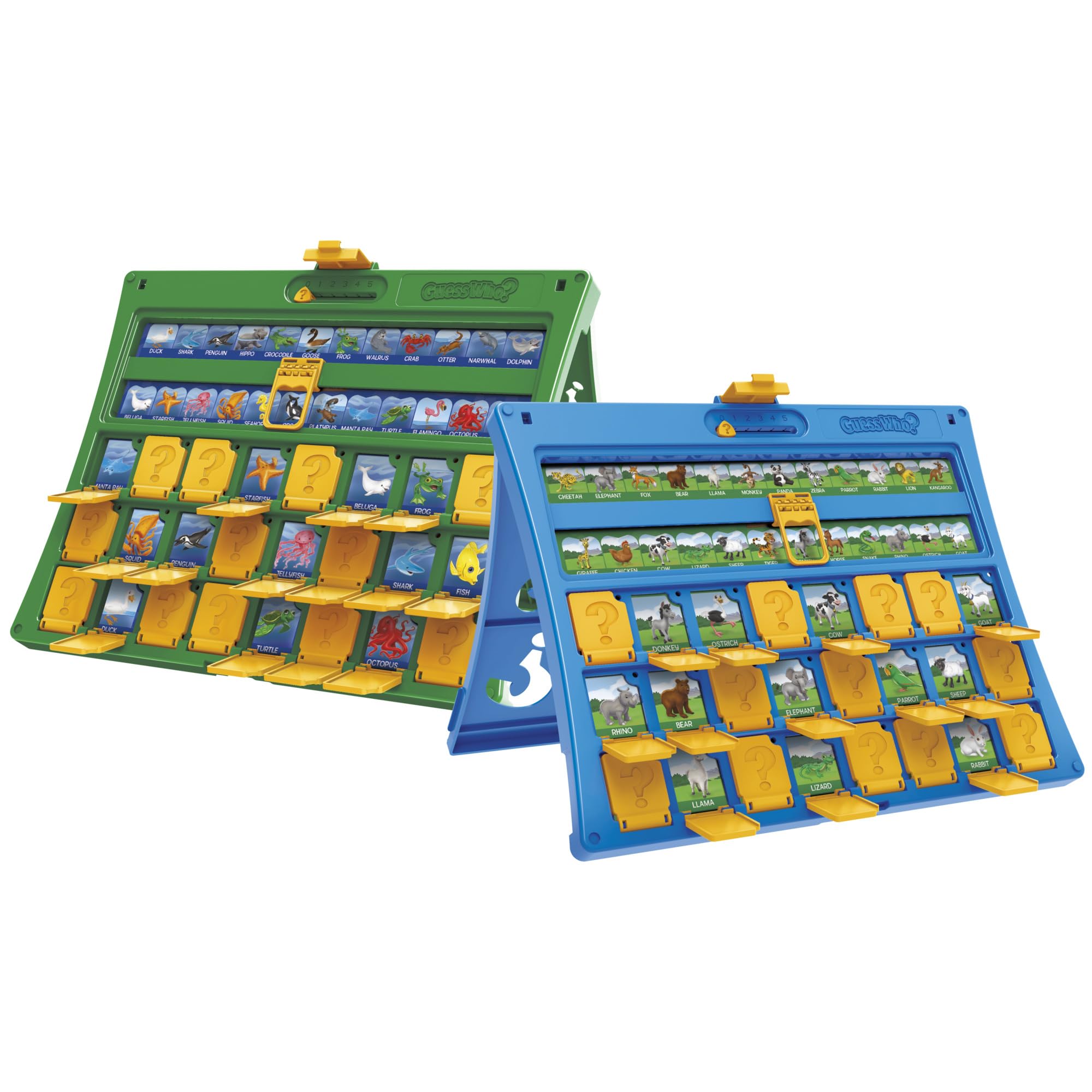 Hasbro Gaming Guess Who? Animal Friends Game | 2 Double-Sided Animal Sheets | 2-Player Board Games for Kids | Back to School Gifts | Ages 6+ (Amazon Exclusive)