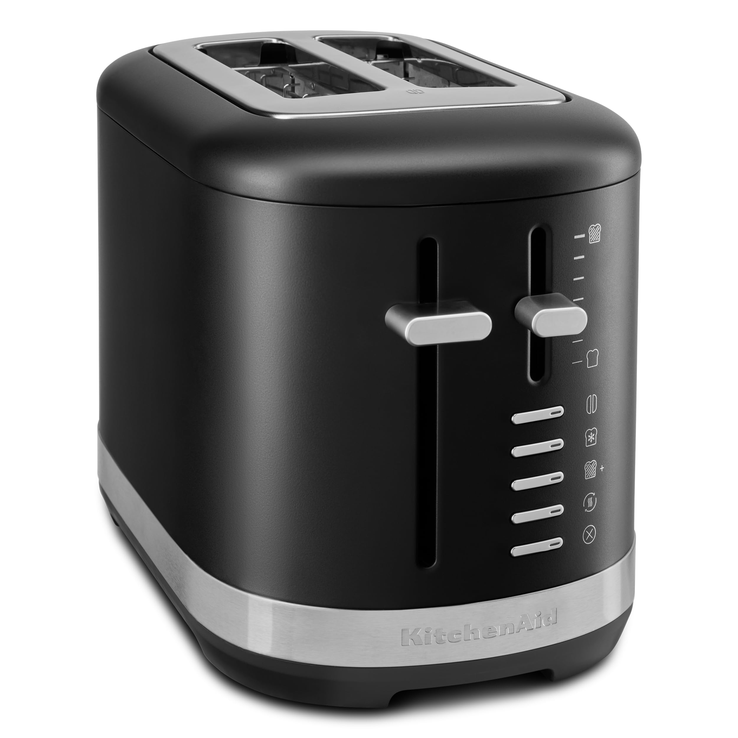 KitchenAid 2 Slice Automatic Toaster with Extra Wide Slots KMT2109BM, Black Matte