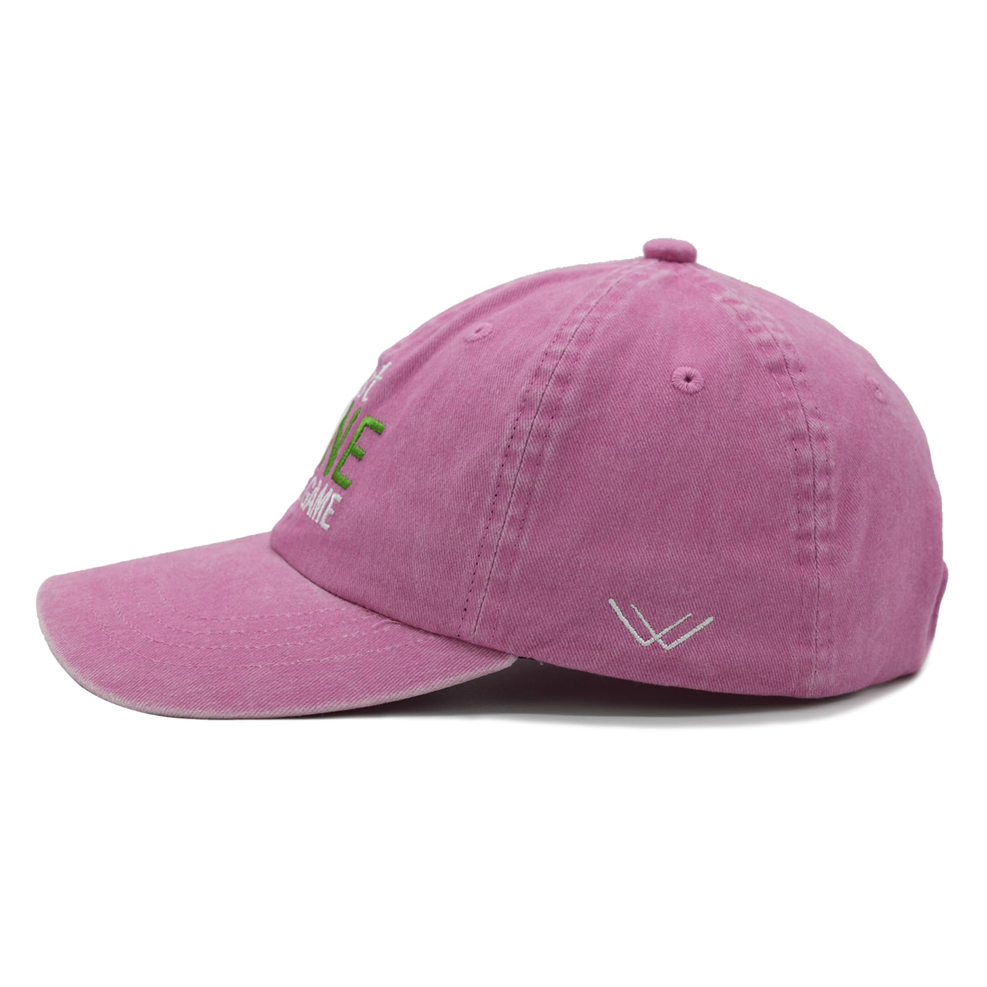 NVJUI JUFOPL Pickleball Hat for Men Women, Pickleball Gifts Embroidered Baseball Cap Pink