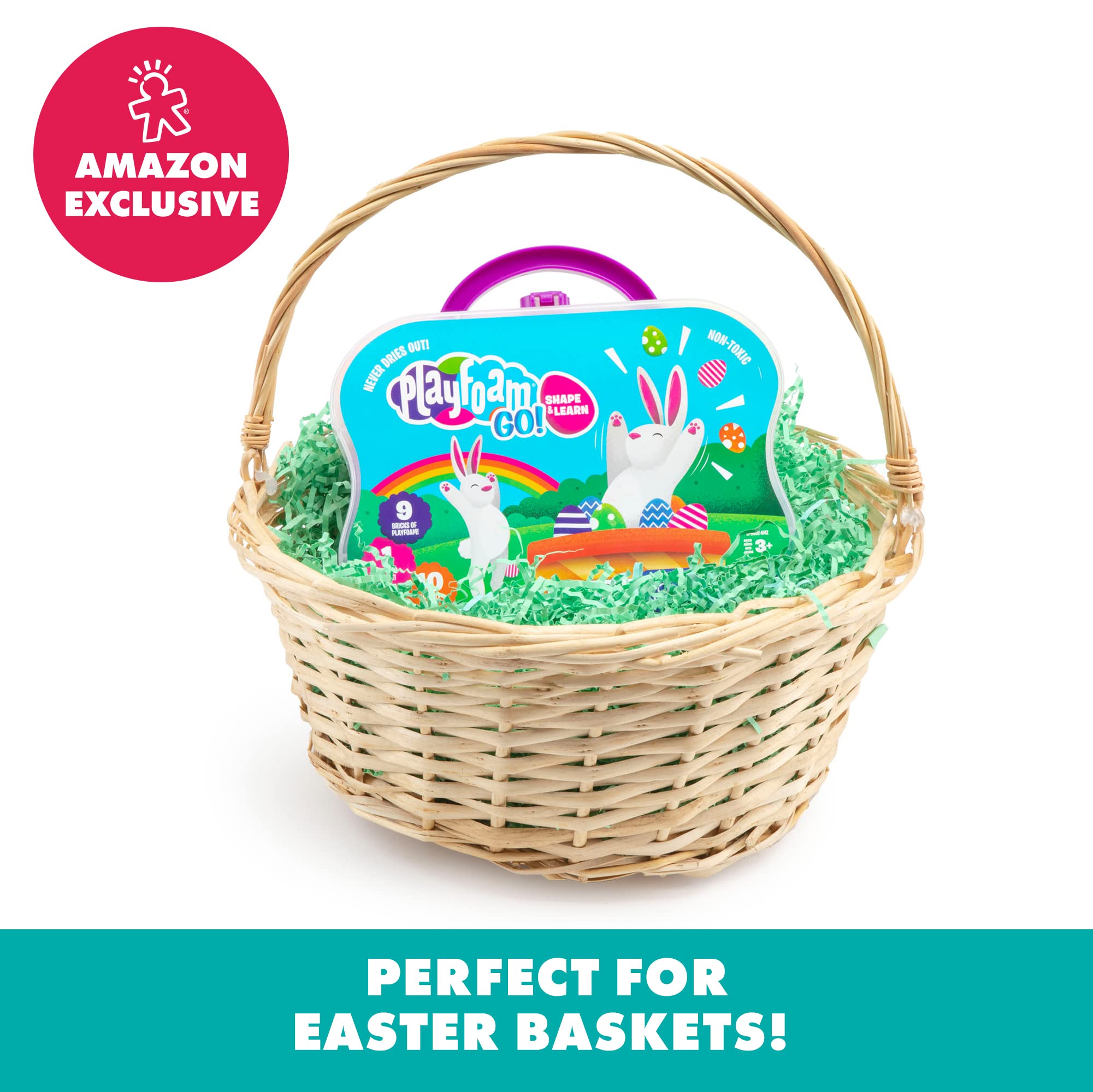 Educational Insights Playfoam GO Easter Set, Fidget & Sensory Toy, Travel Toy, Easter Basket Stuffer, Gift for Toddlers Ages 3+