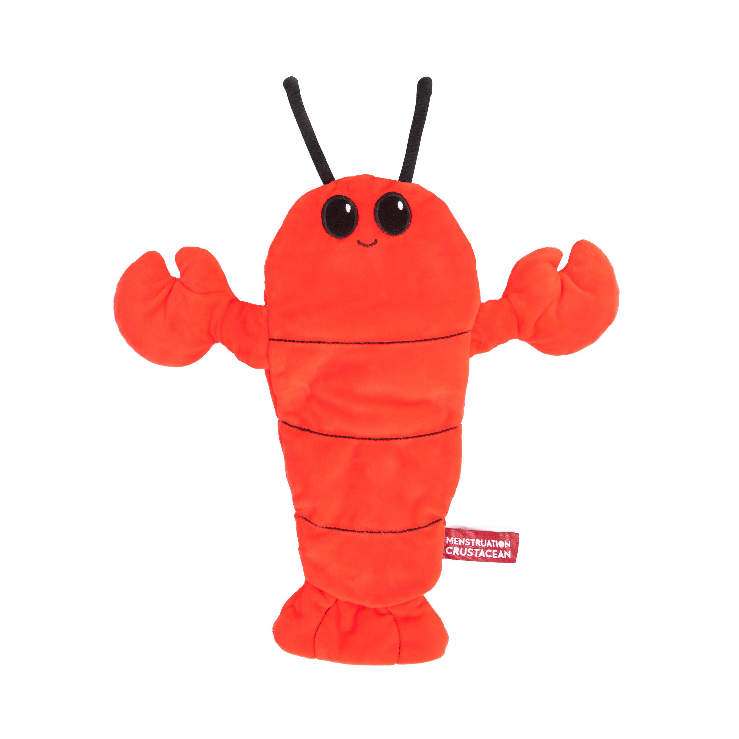 Menstruation Crustacean Lobster – The Original Viral Cuddly & Cute Plush Lavender Scented Heating Pad for Cramps