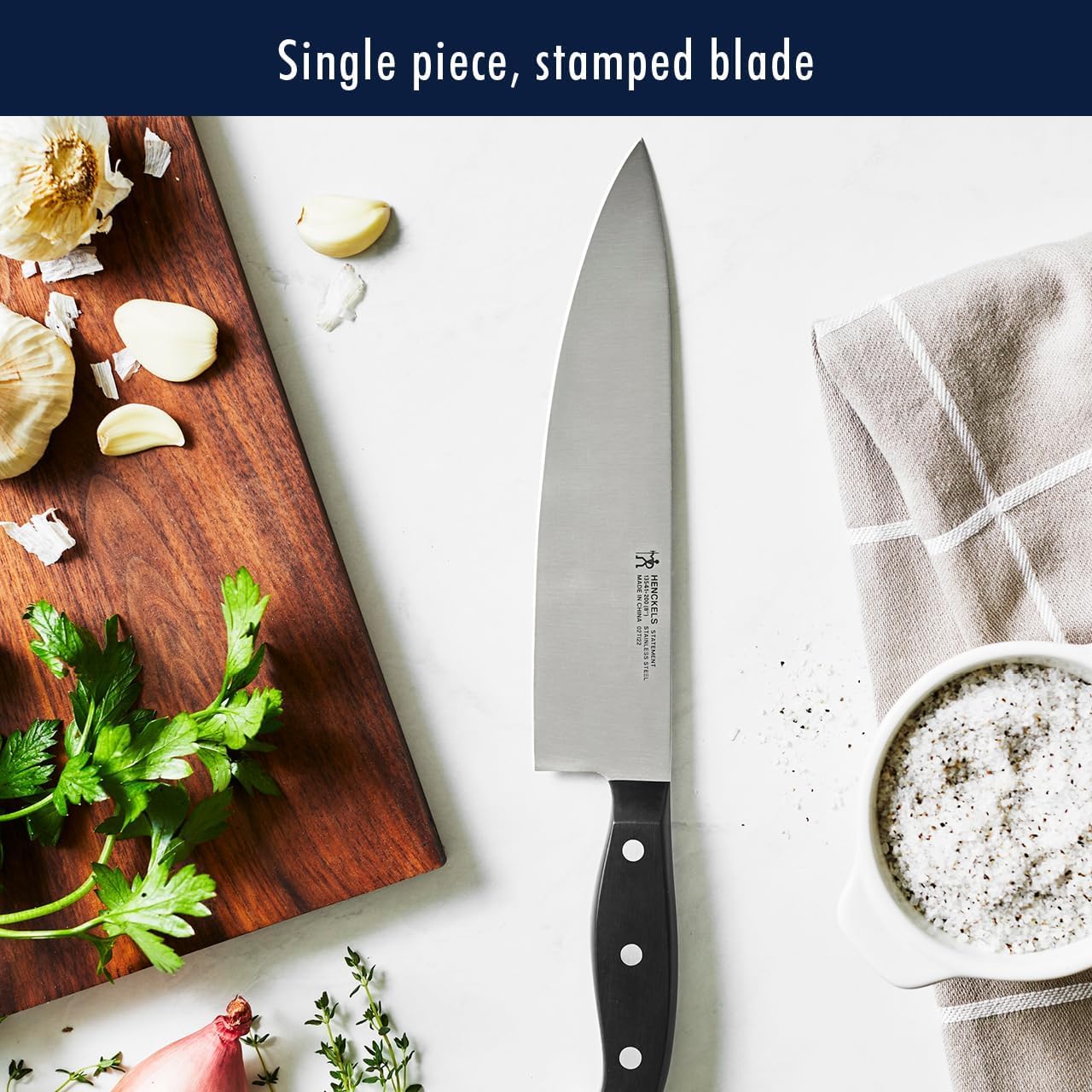 HENCKELS Statement Razor-Sharp 14-pc Self-Sharpening Knife Block Set, German Engineered Informed by 100+ Years of Mastery