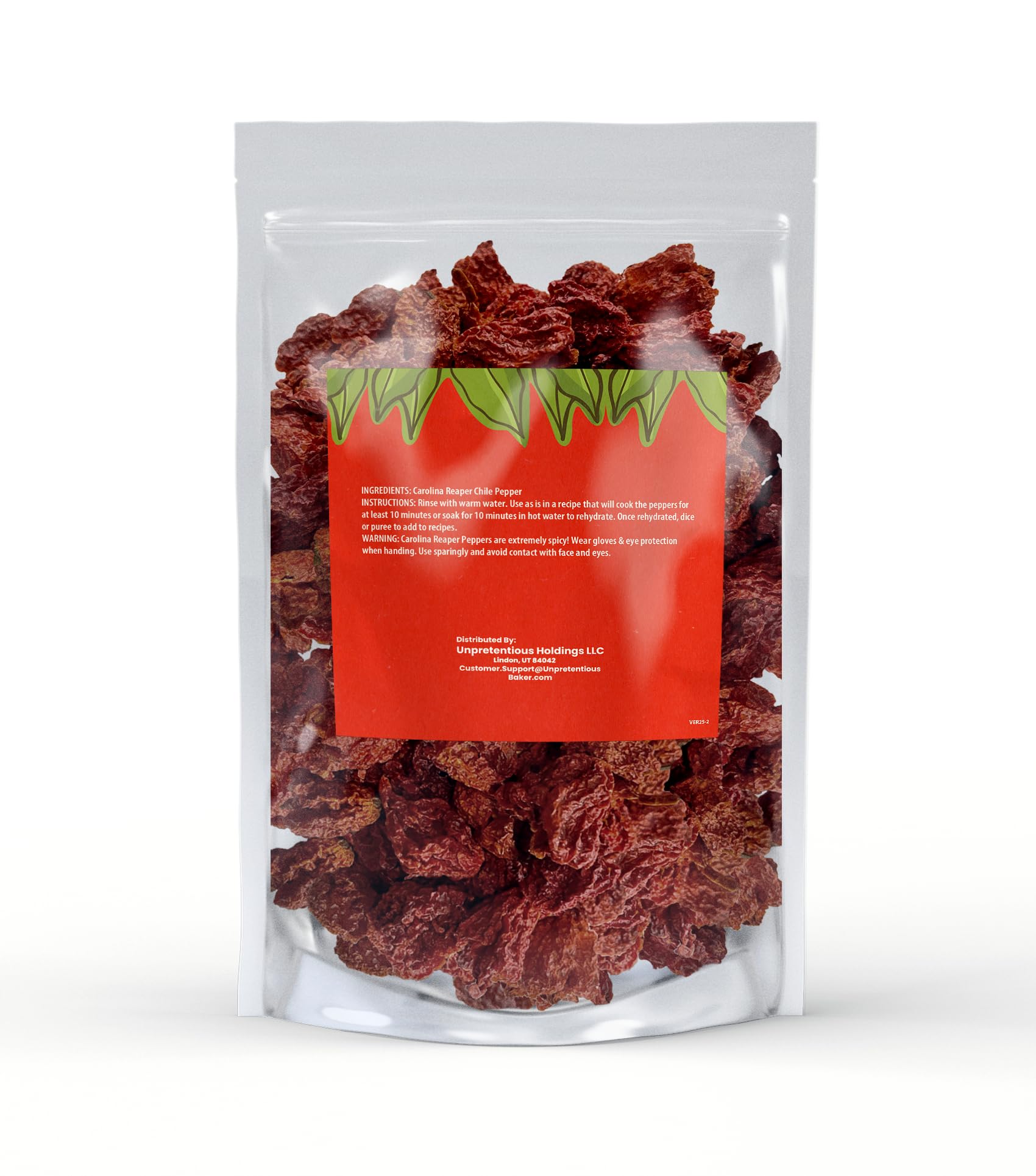 Unpretentious Whole Dried Carolina Reaper Chiles, Extremely Spicy Chiles, Hot Sauce (50 Count)