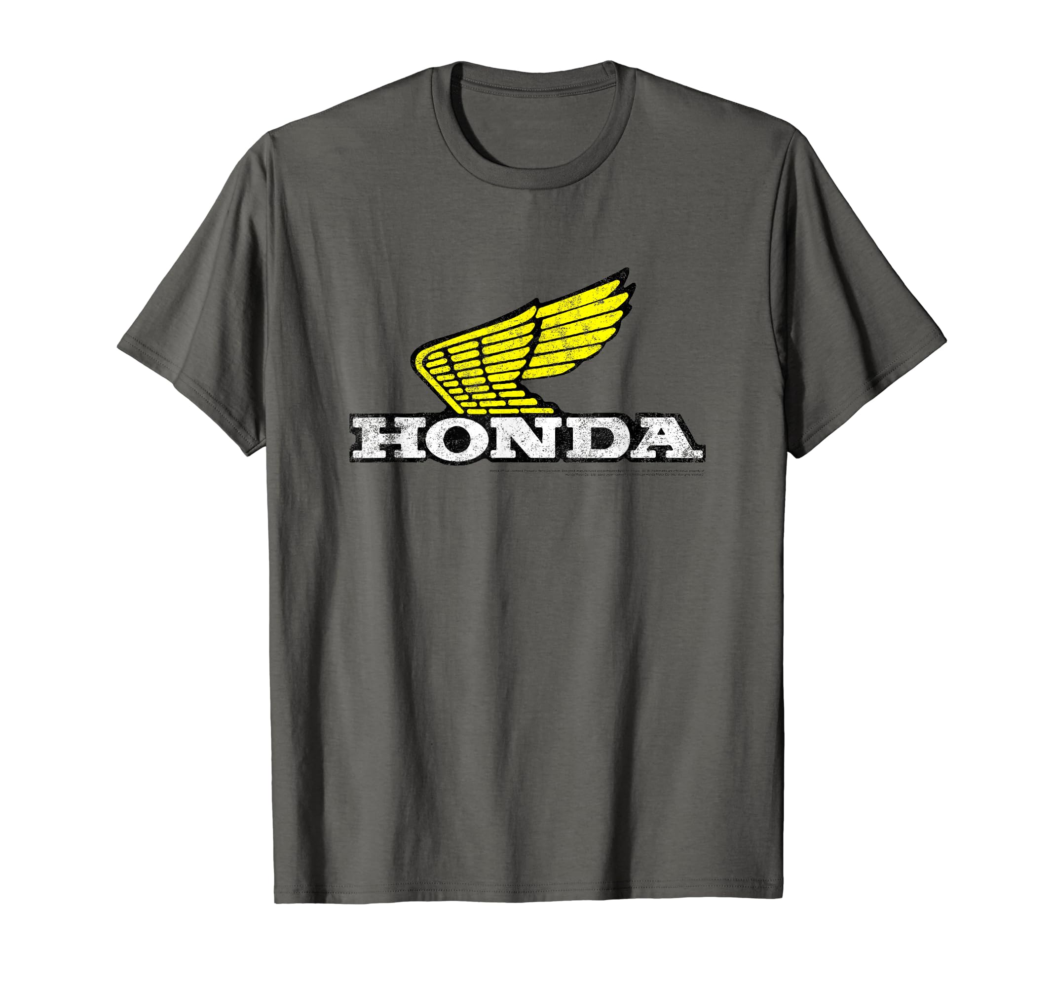 Honda Yellow Wing Logo T-Shirt